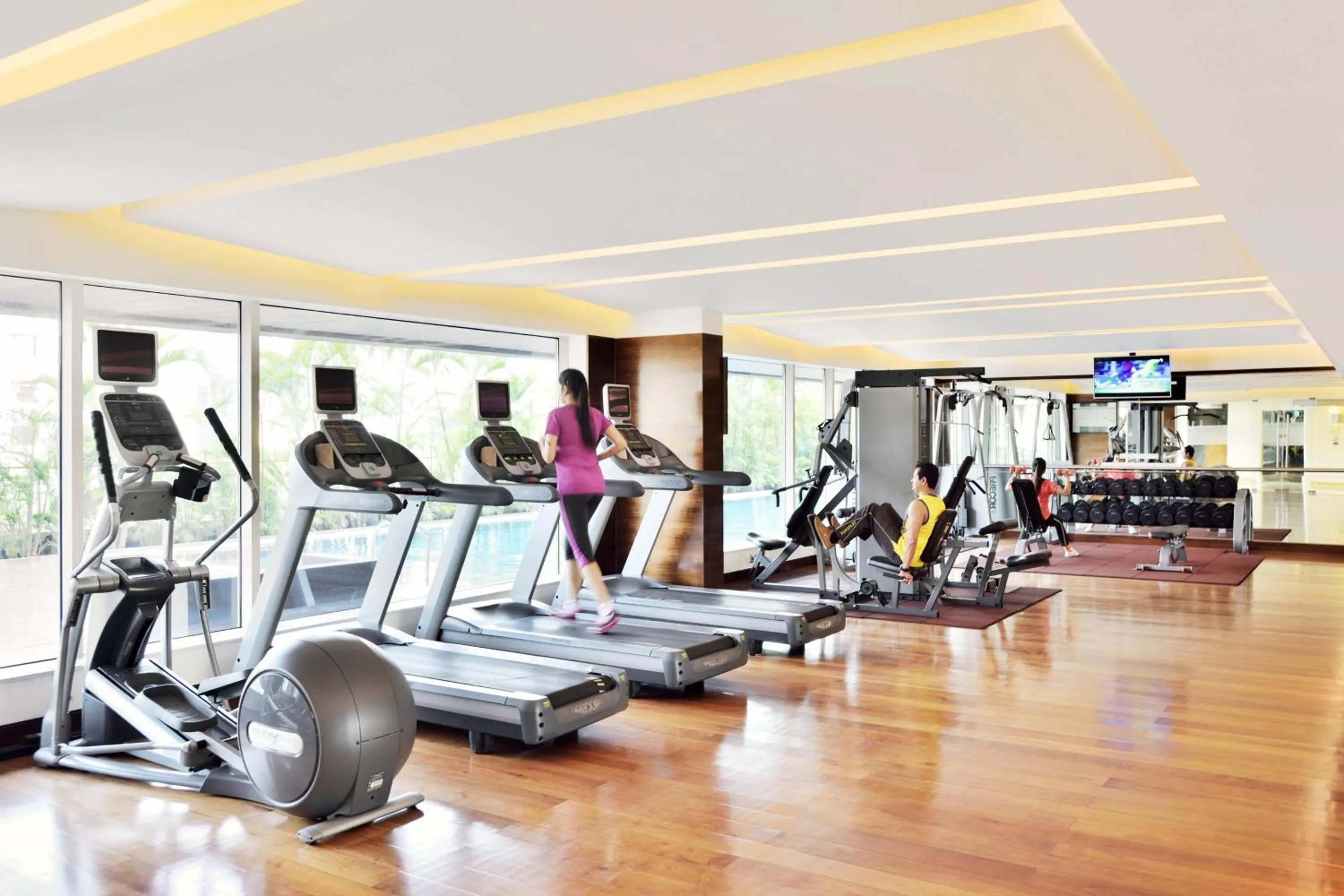 Fitness centre/facilities in Courtyard by Marriott Pune Hinjewadi