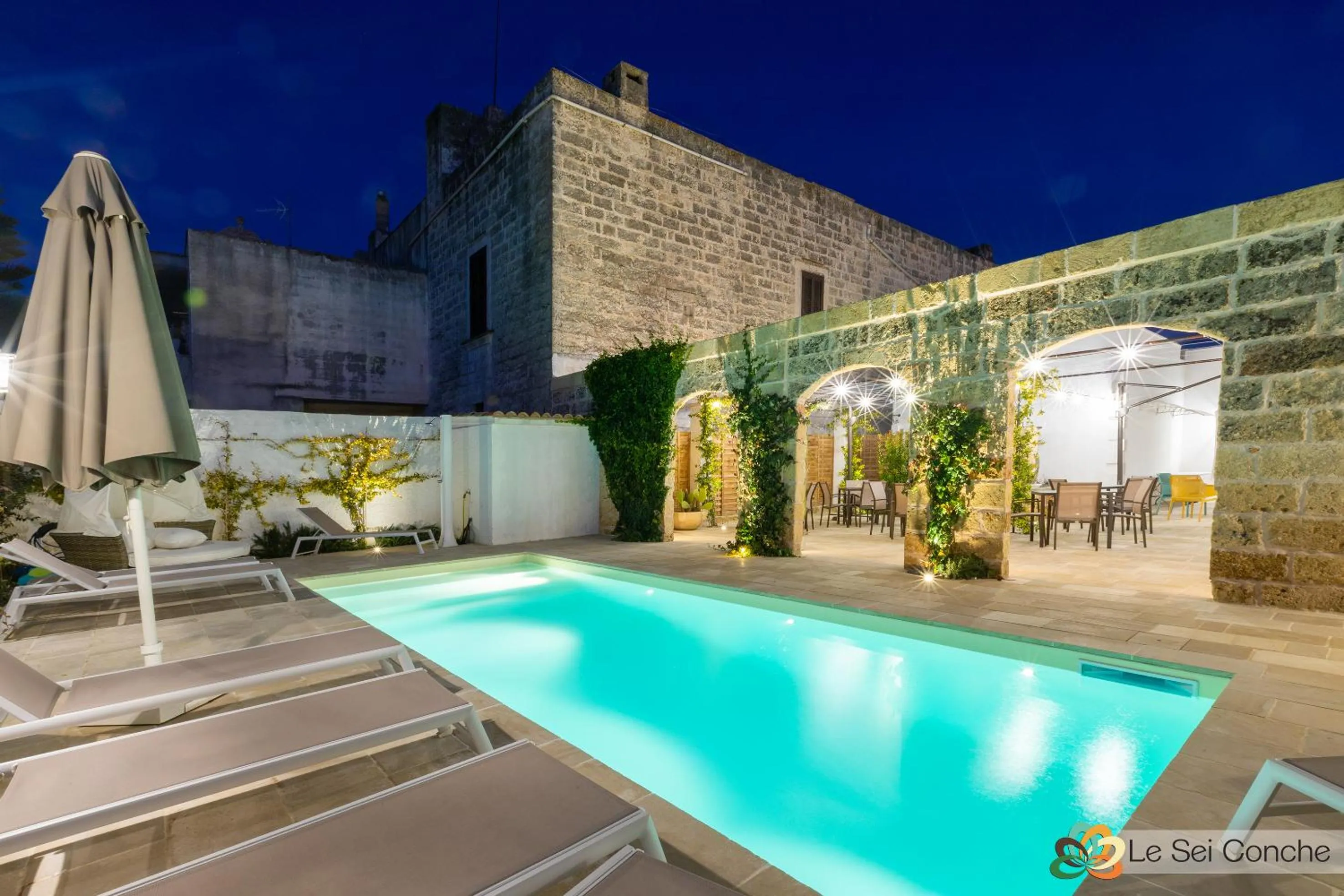 Pool view in Le Sei Conche Relais & SPA