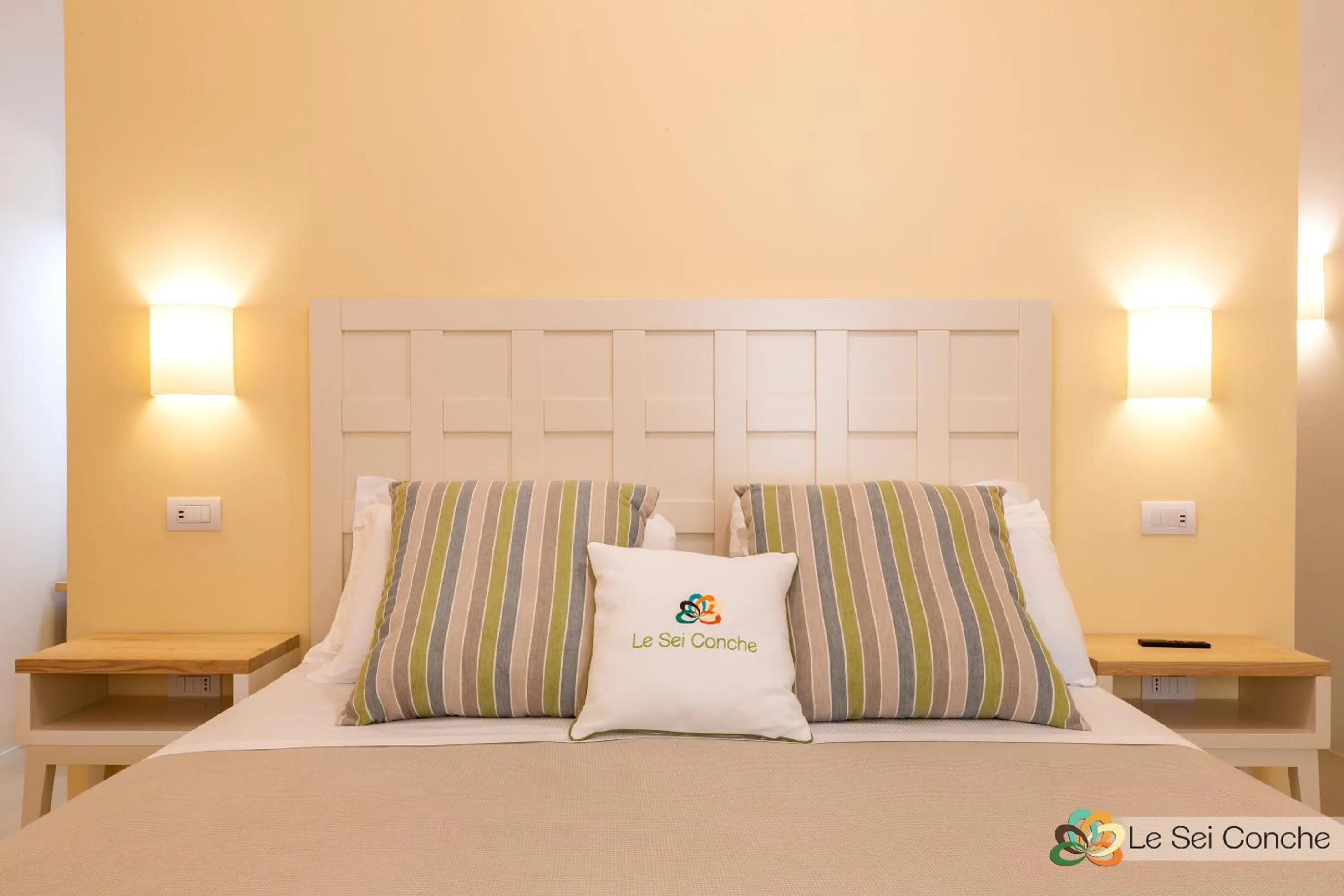 Bed in Le Sei Conche Relais & SPA