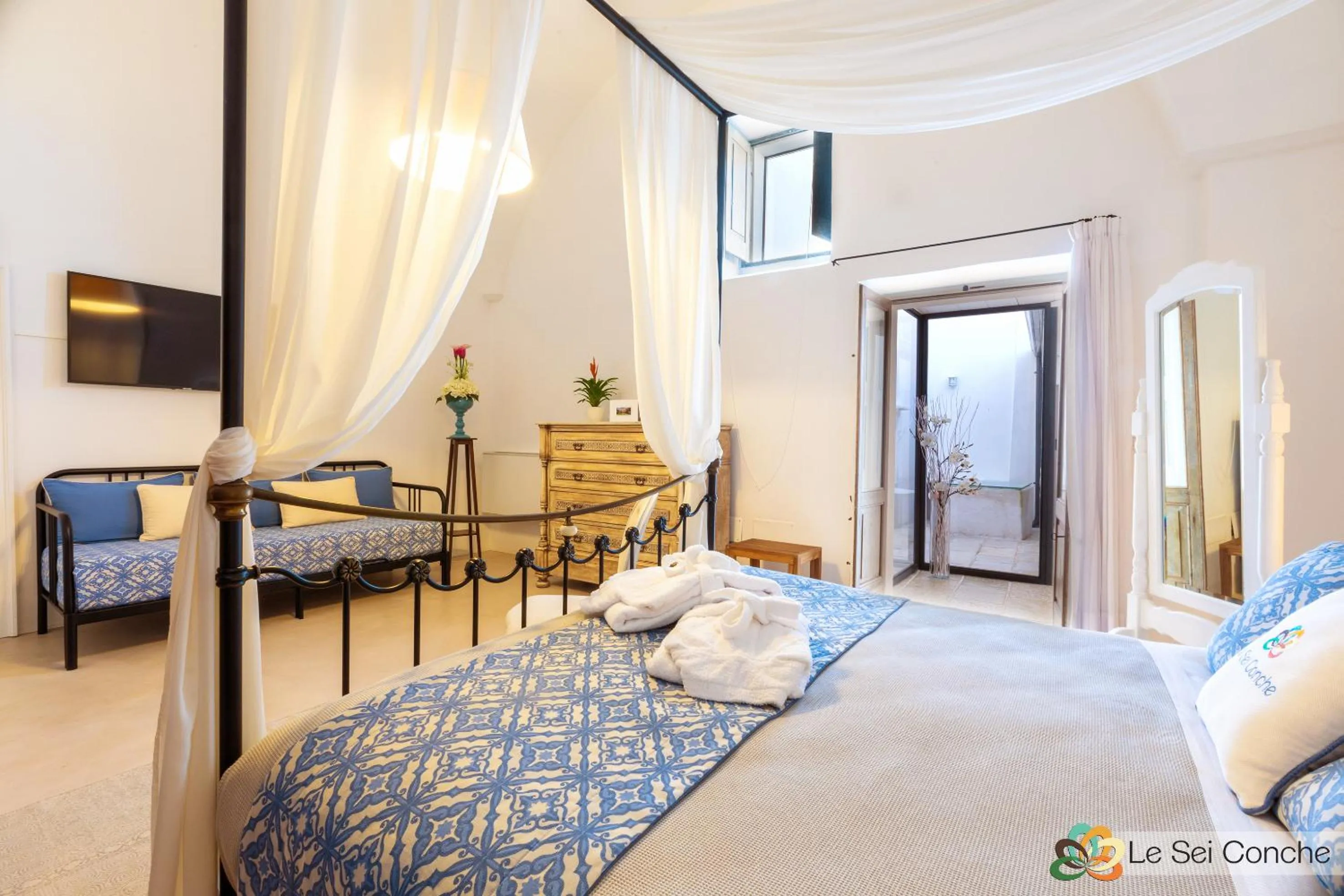 Bed in Le Sei Conche Relais & SPA