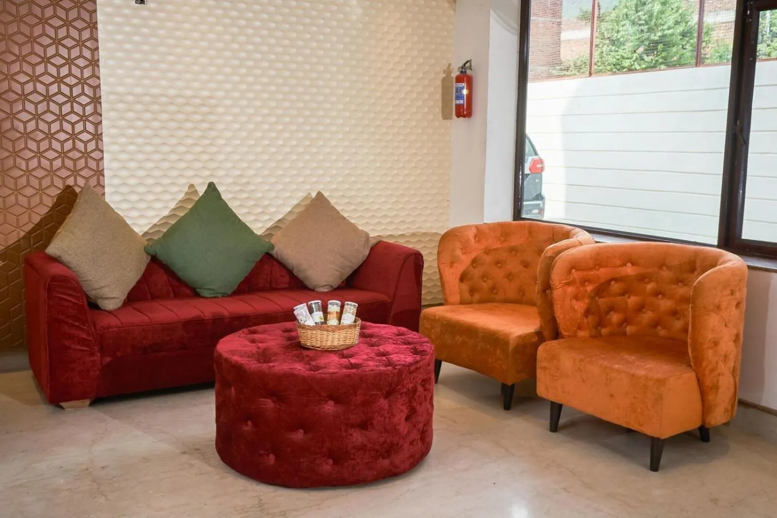 Lobby or reception in Ganpati Hotel Katra