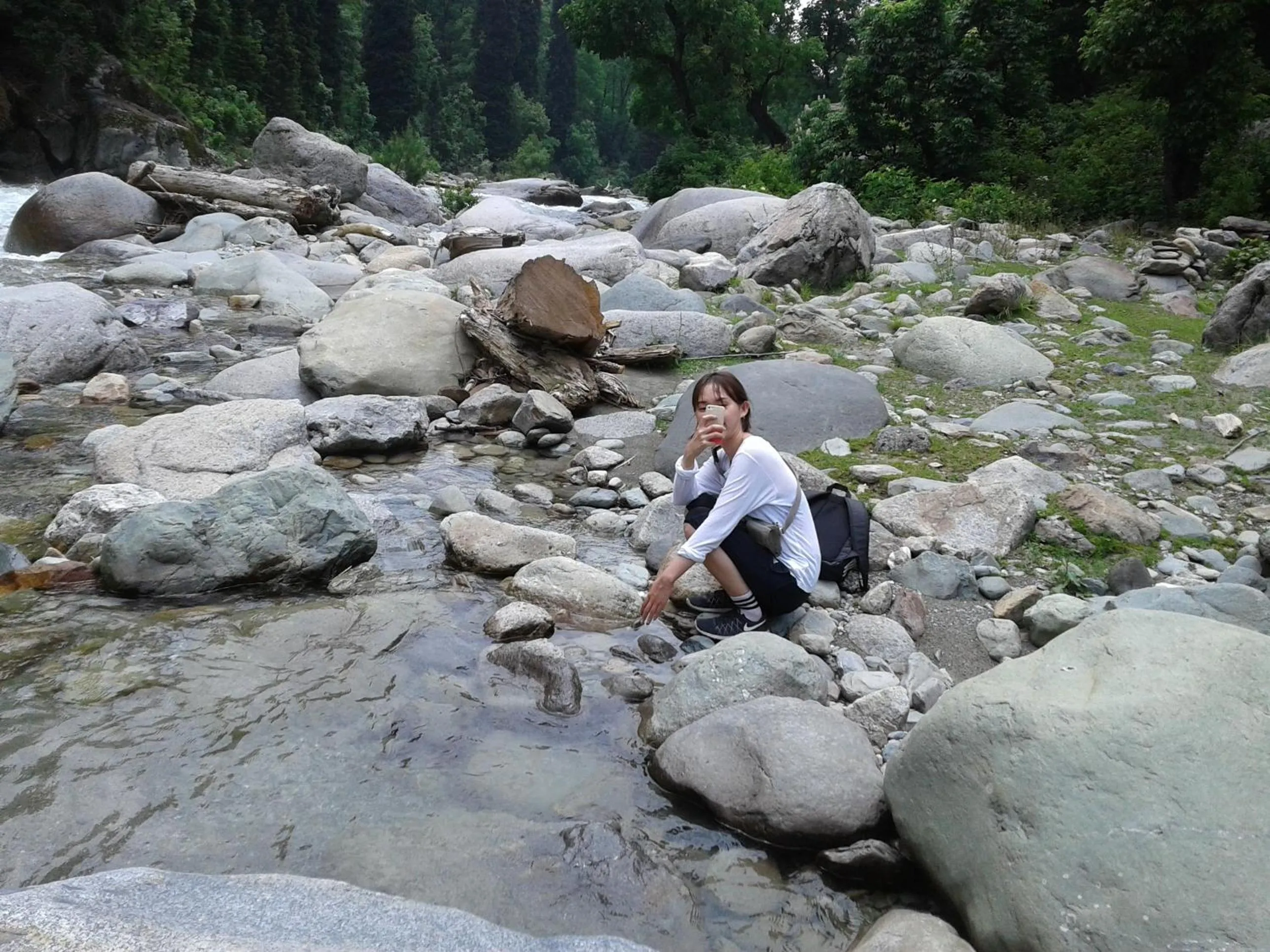 Hiking in S Group Of Houseboat