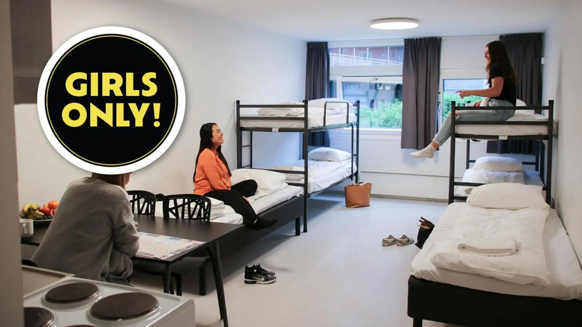 Bed in 8-bedded FEMALE ONLY Dormitory Room in Anker Hostel Bed in 8-bedded FEMALE ONLY Dormitory Room in Anker Hostel