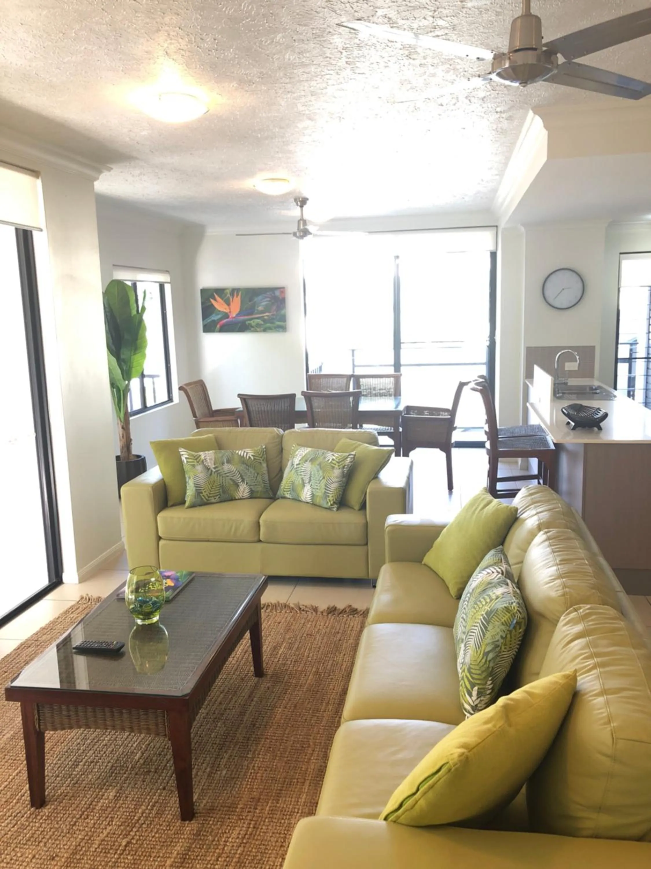 Living room in Elysium Apartments