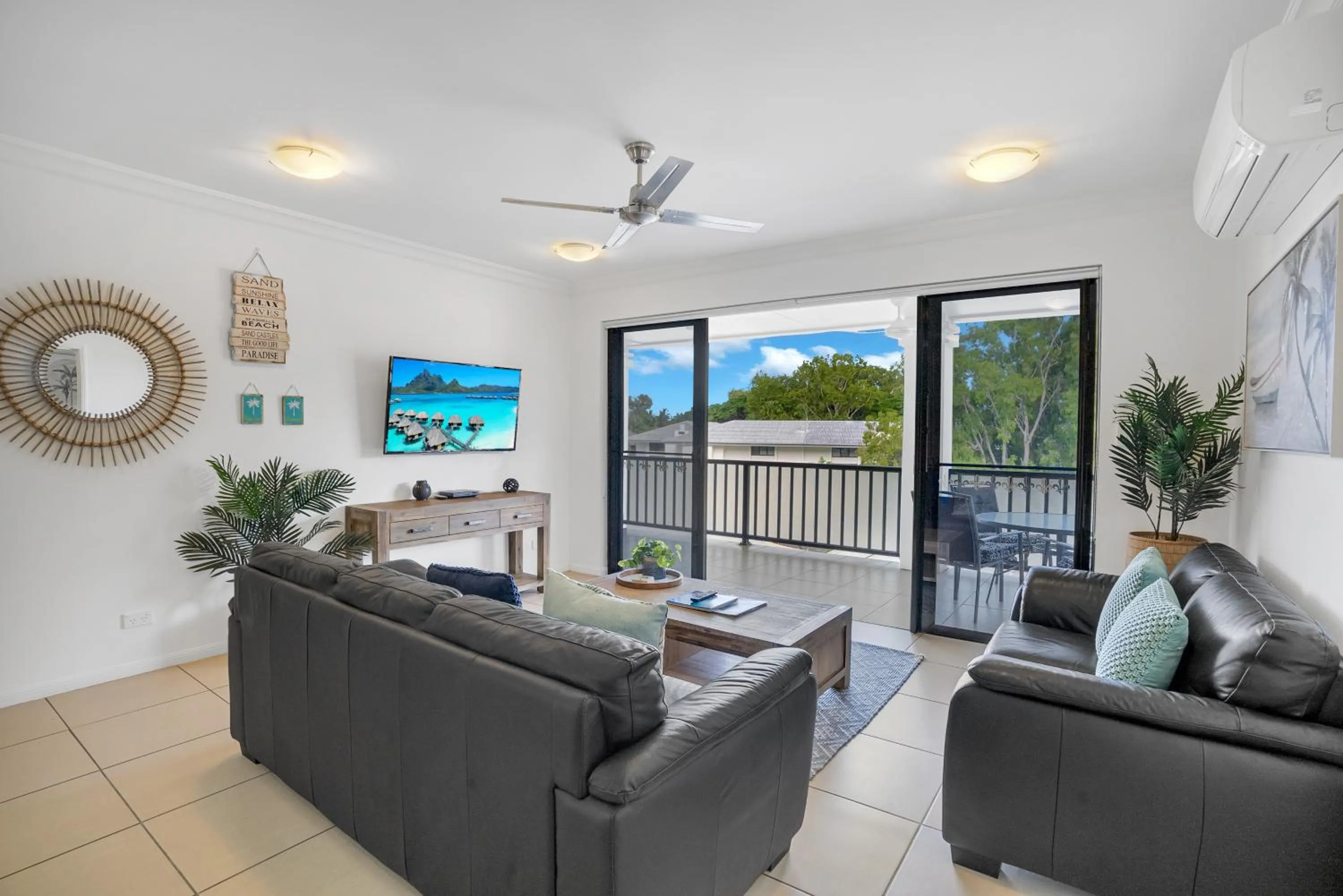 Living room in Elysium Apartments