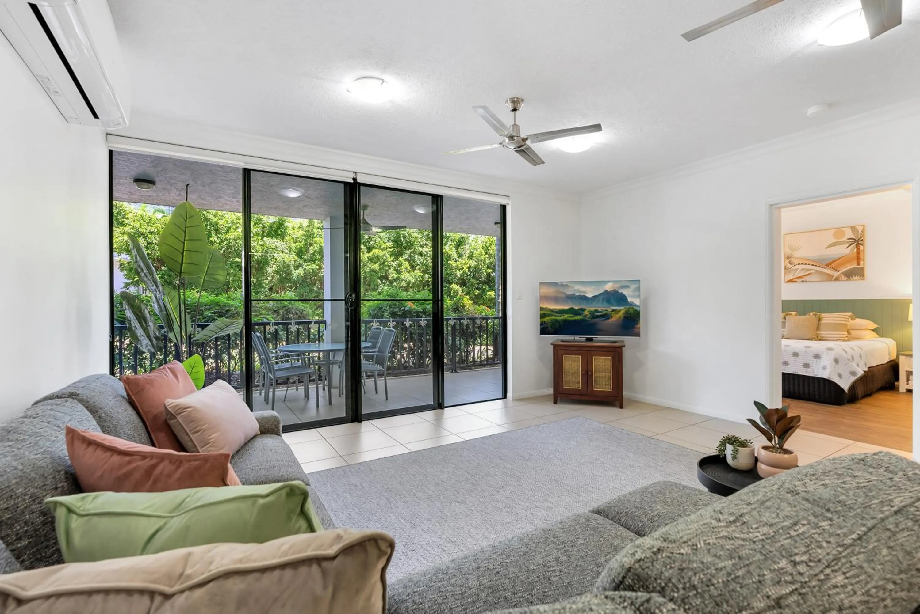 Bed in Elysium Apartments