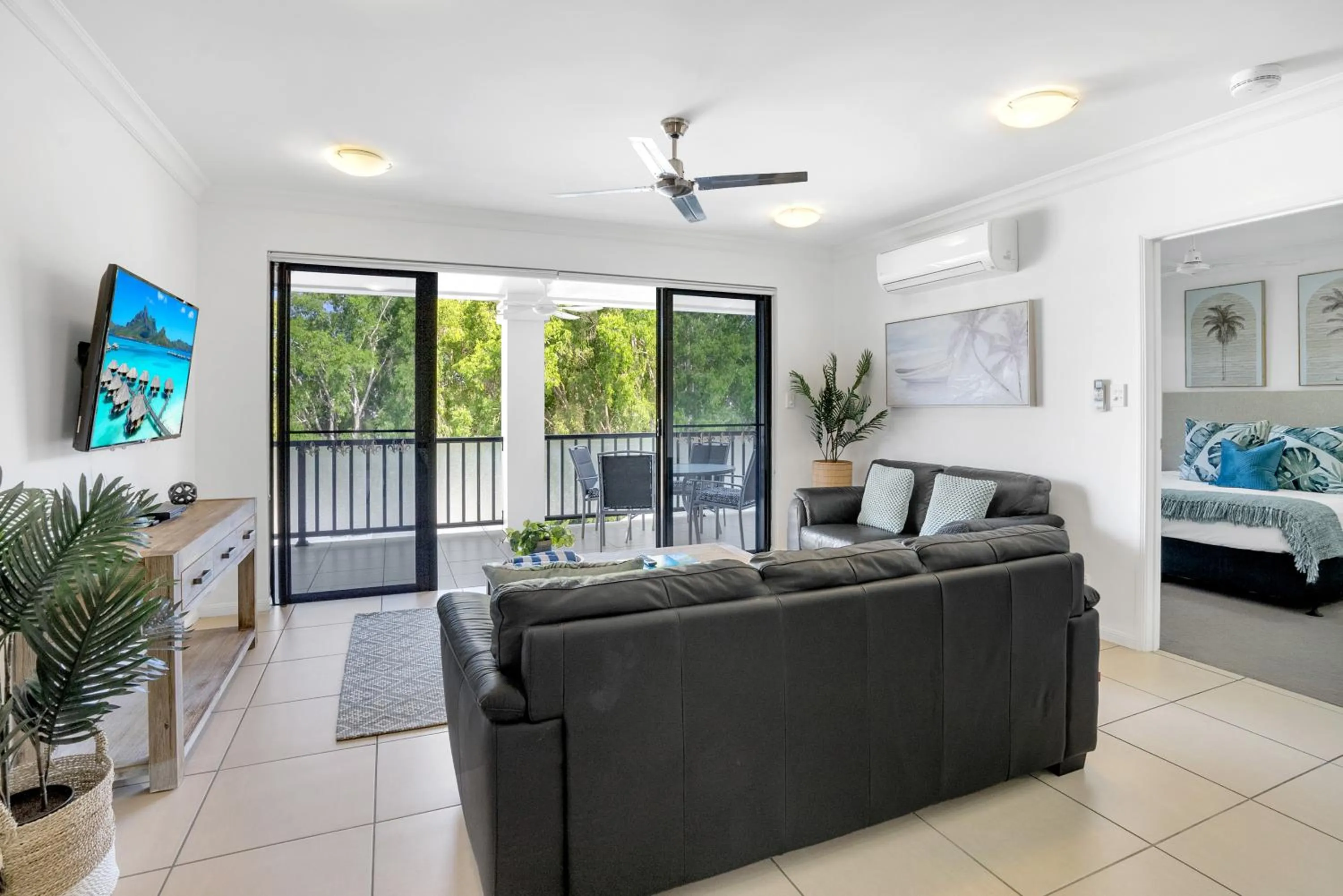 Bed in Elysium Apartments