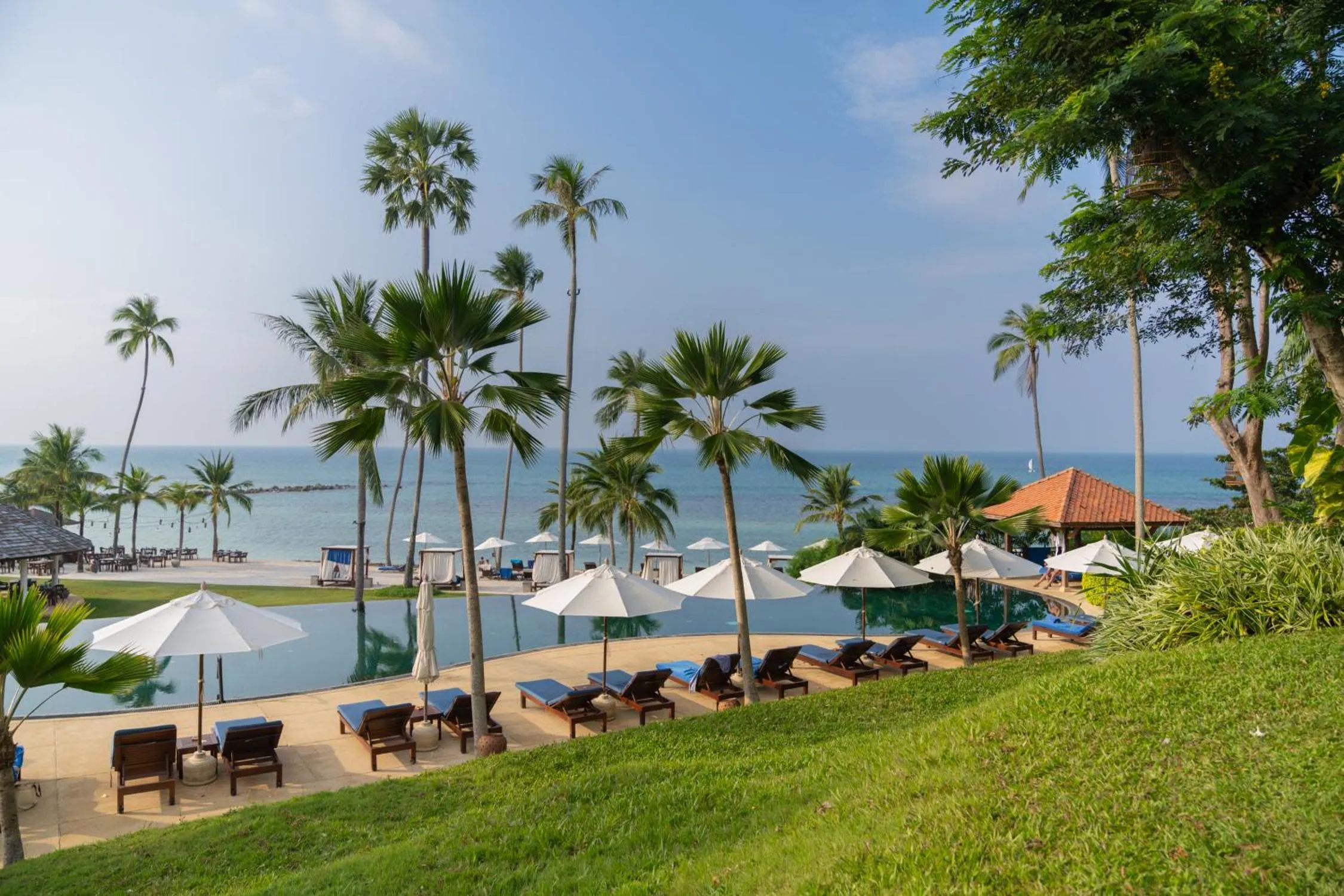 Pool view in Napasai Samui