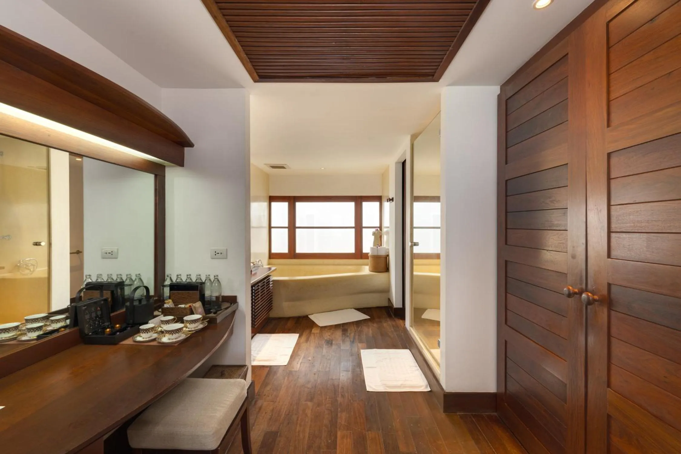 Bathroom, Bed in Napasai Samui