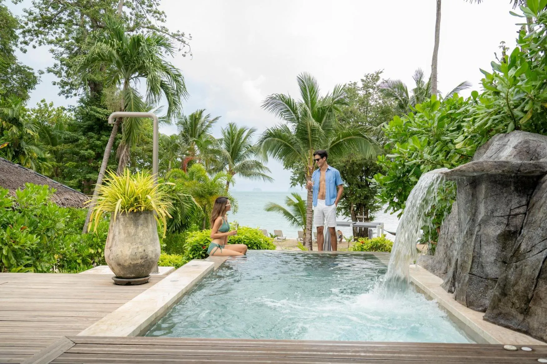 Pool view in Paradise Koh Yao