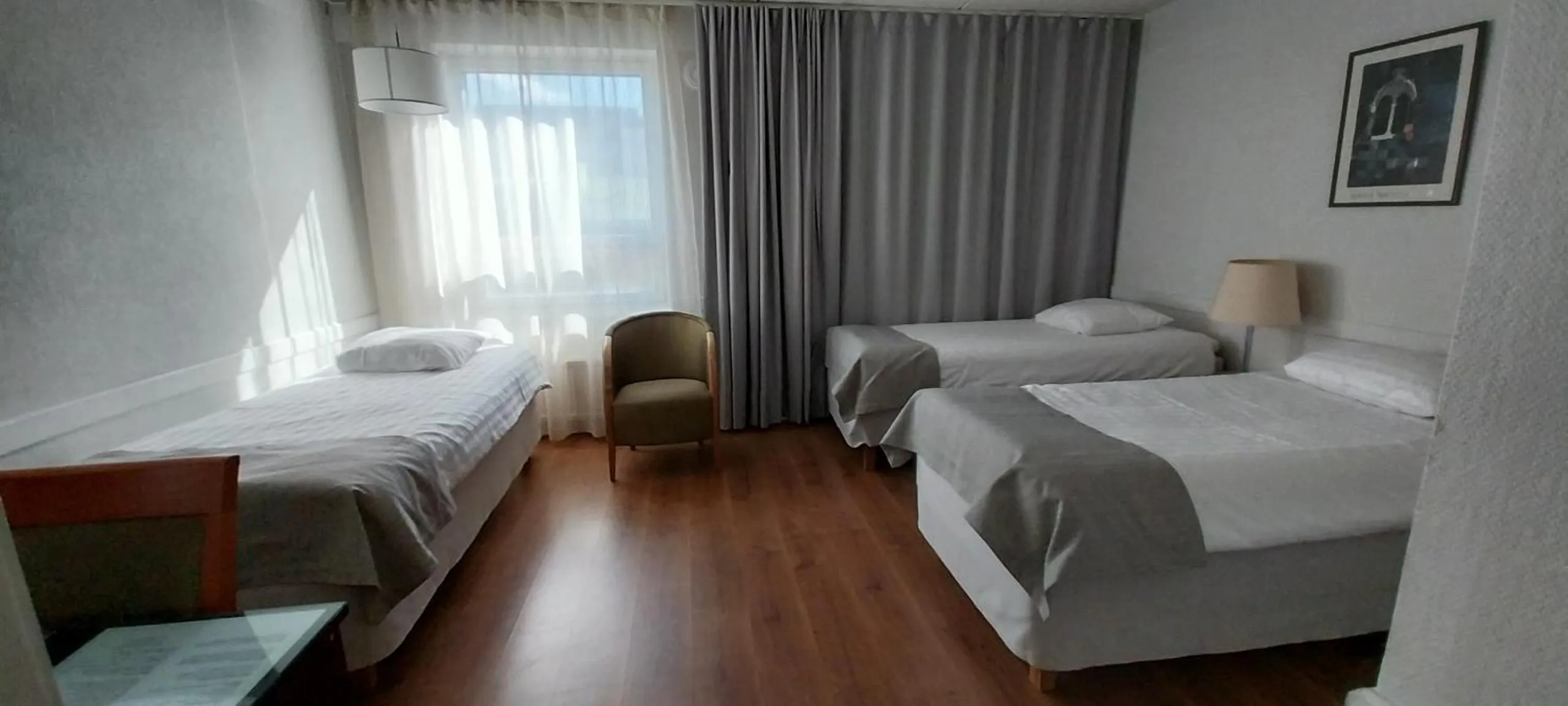 Bedroom, Bed in Kauppahotelli