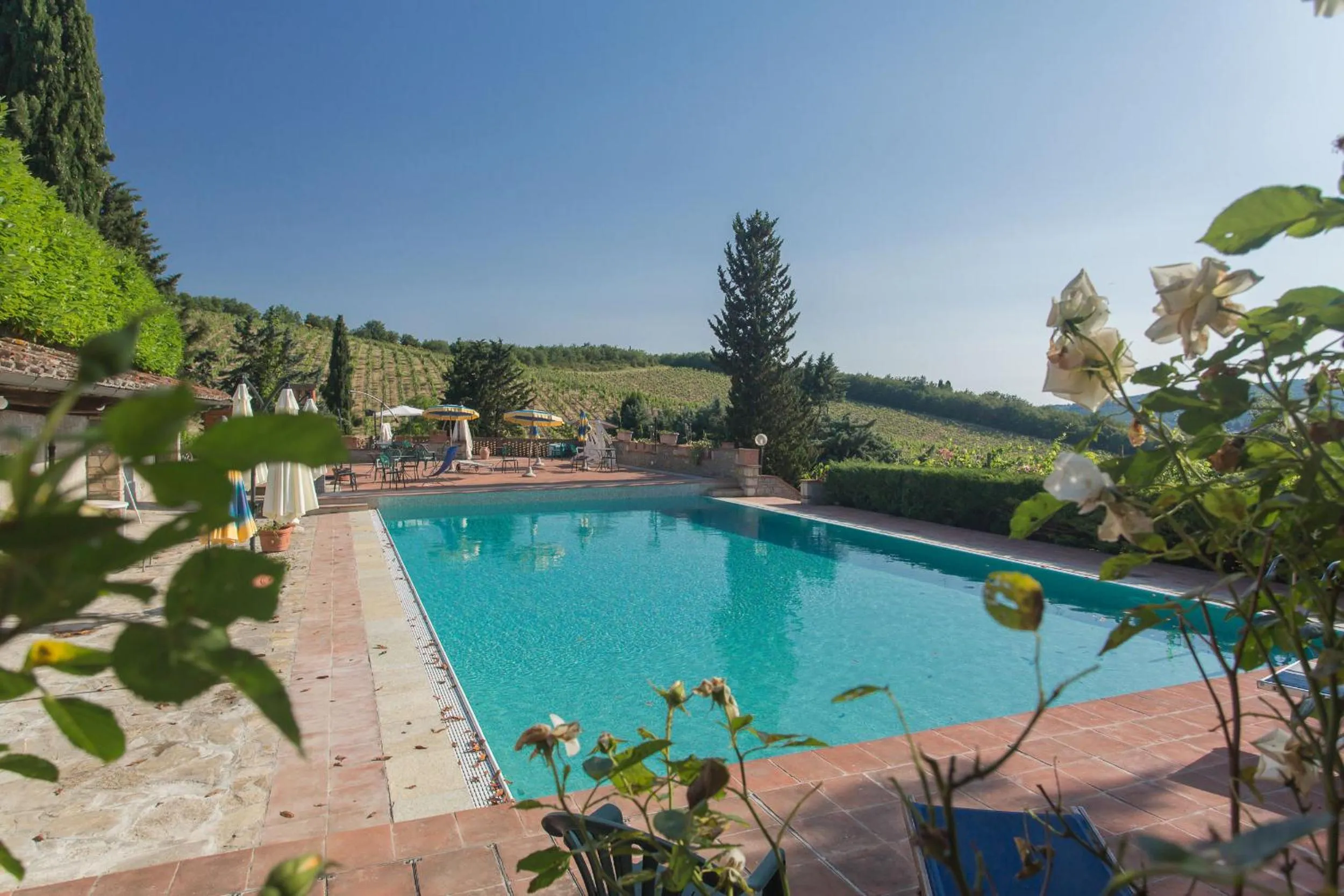 Swimming pool in Relais Santa Cristina