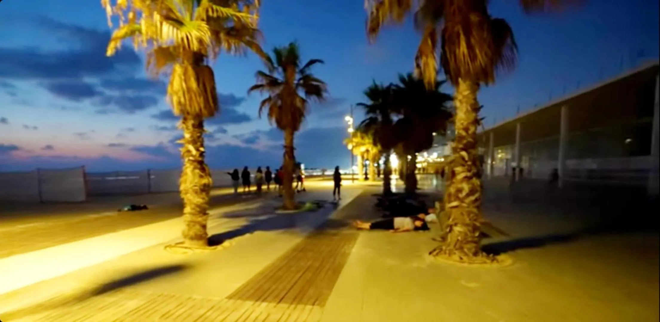 Sunset in Beachfront Studio Apartment Bat Yam 412