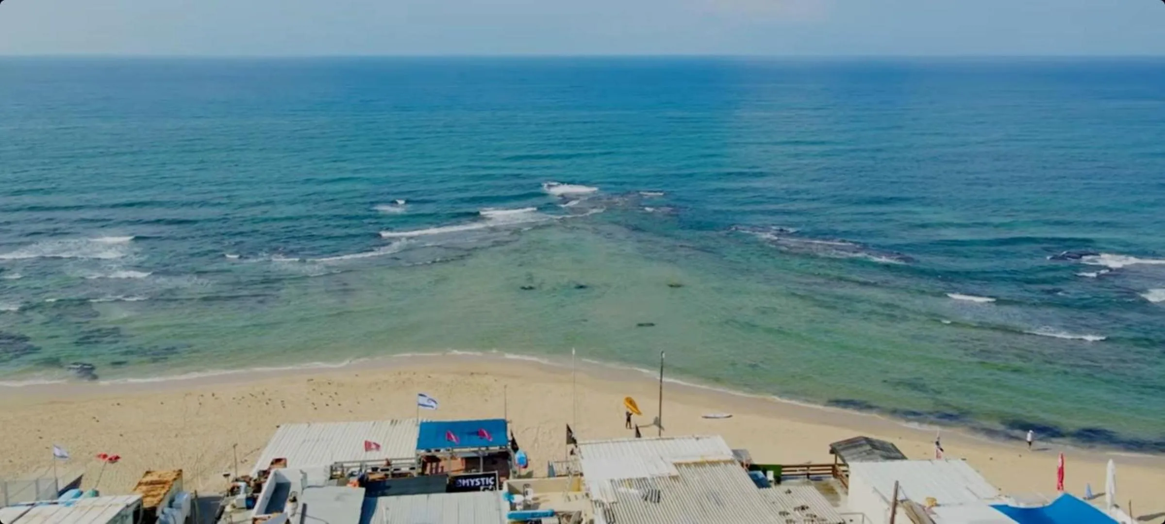 Bird's eye view in Beachfront Studio Apartment Bat Yam 412