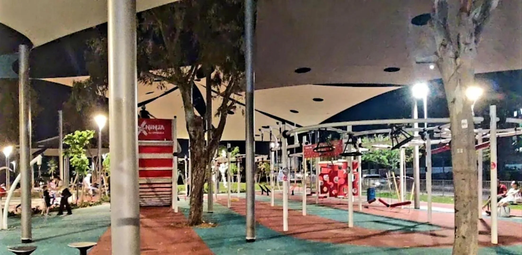 Children play ground in Beachfront Studio Apartment Bat Yam 412