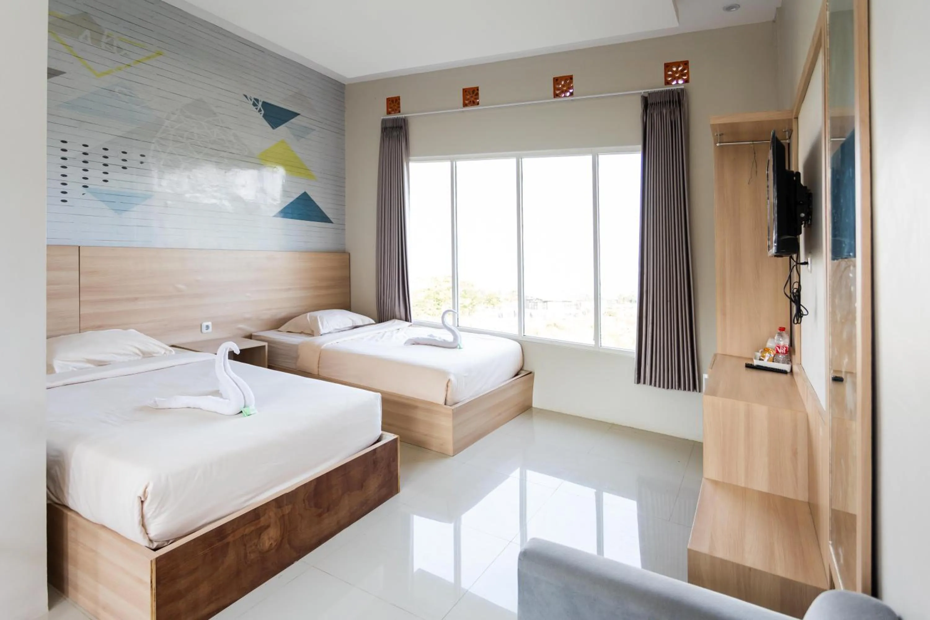 Bed in Villa Panderman Indah