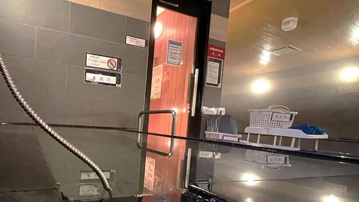 Public Bath in Capsule Hotel Topos Sendai Station Nishiguchi