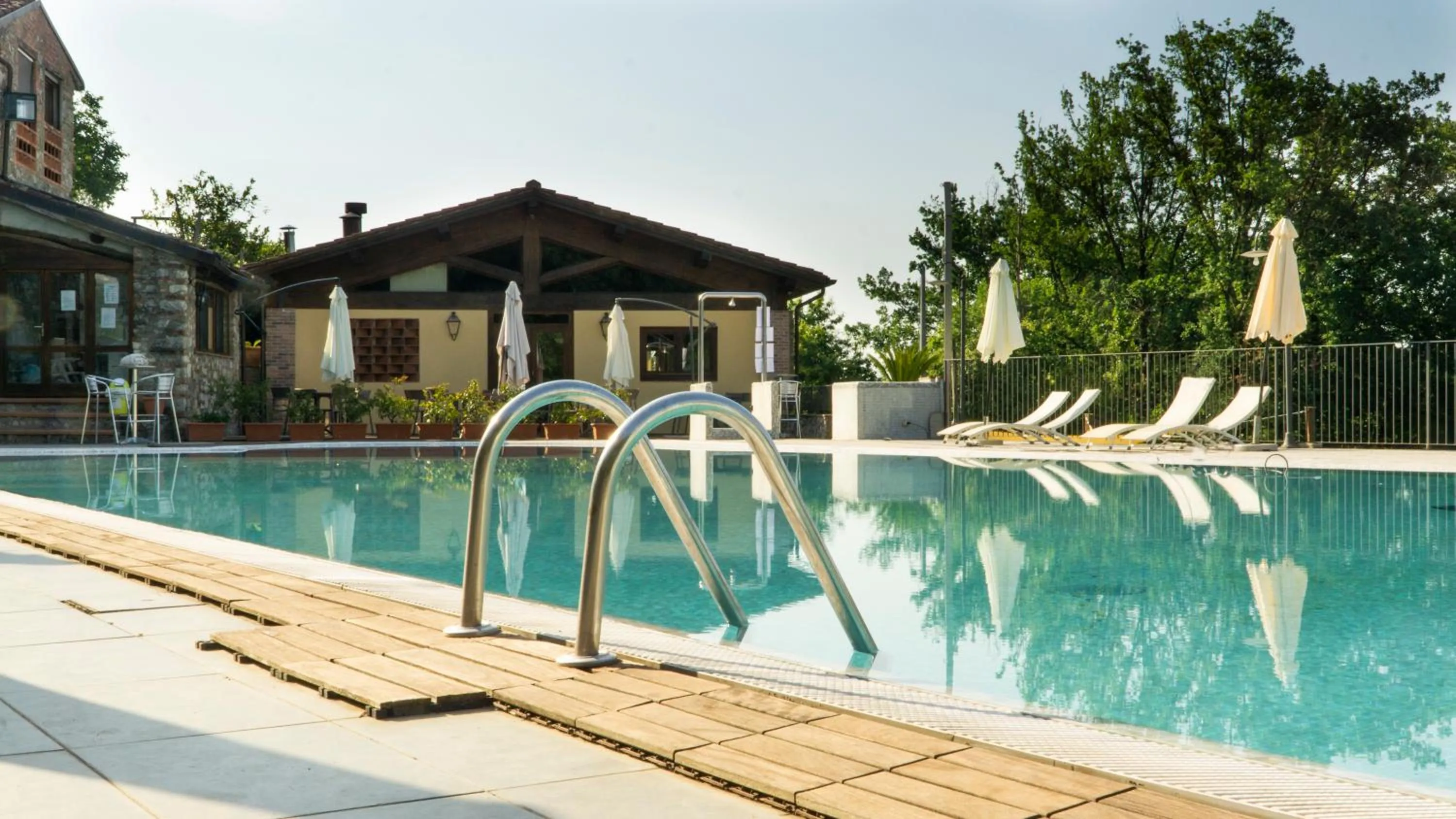 Swimming pool in Borgo Giusto Tuscany