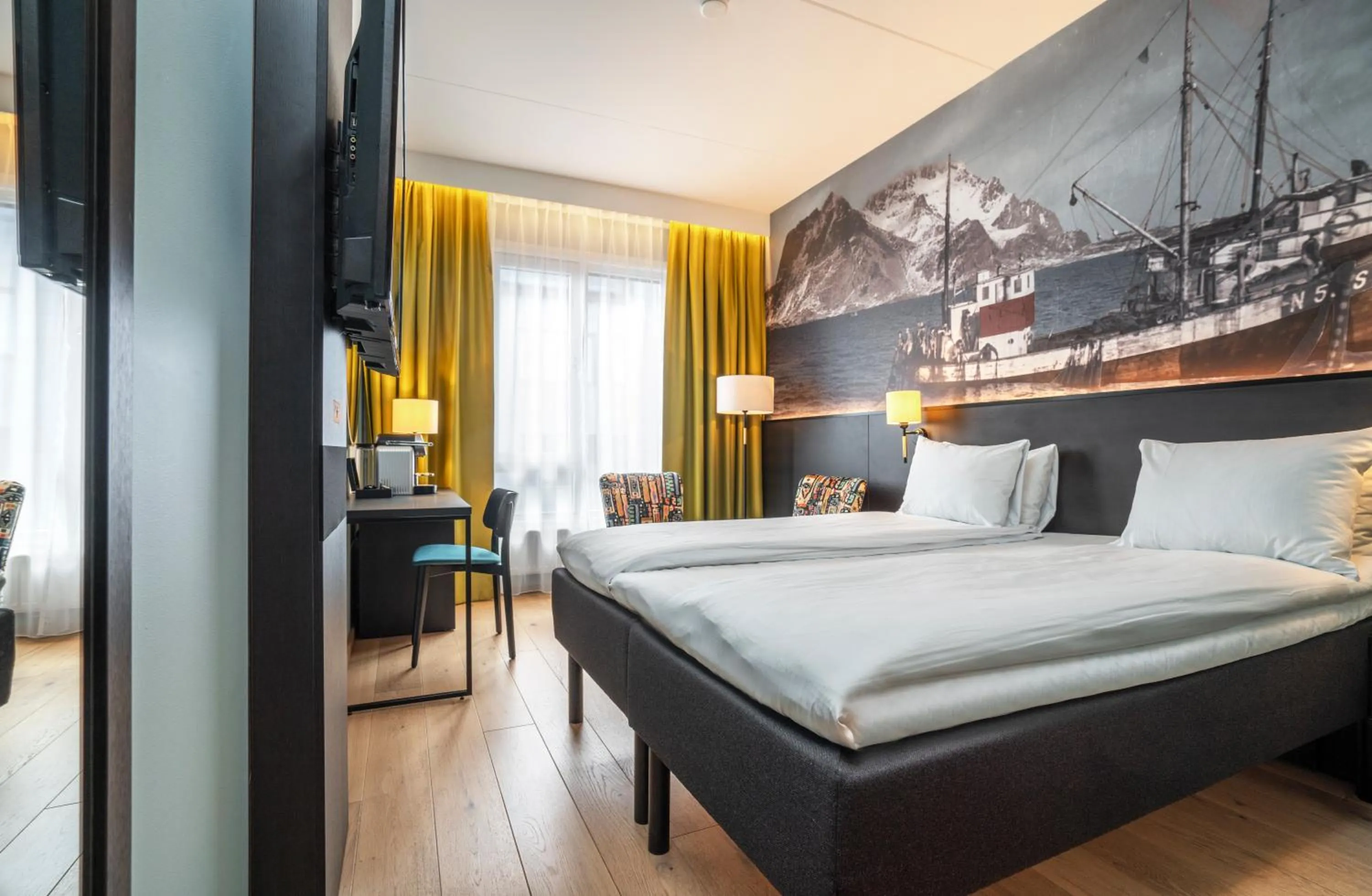 Bed in Thon Hotel Nordlys