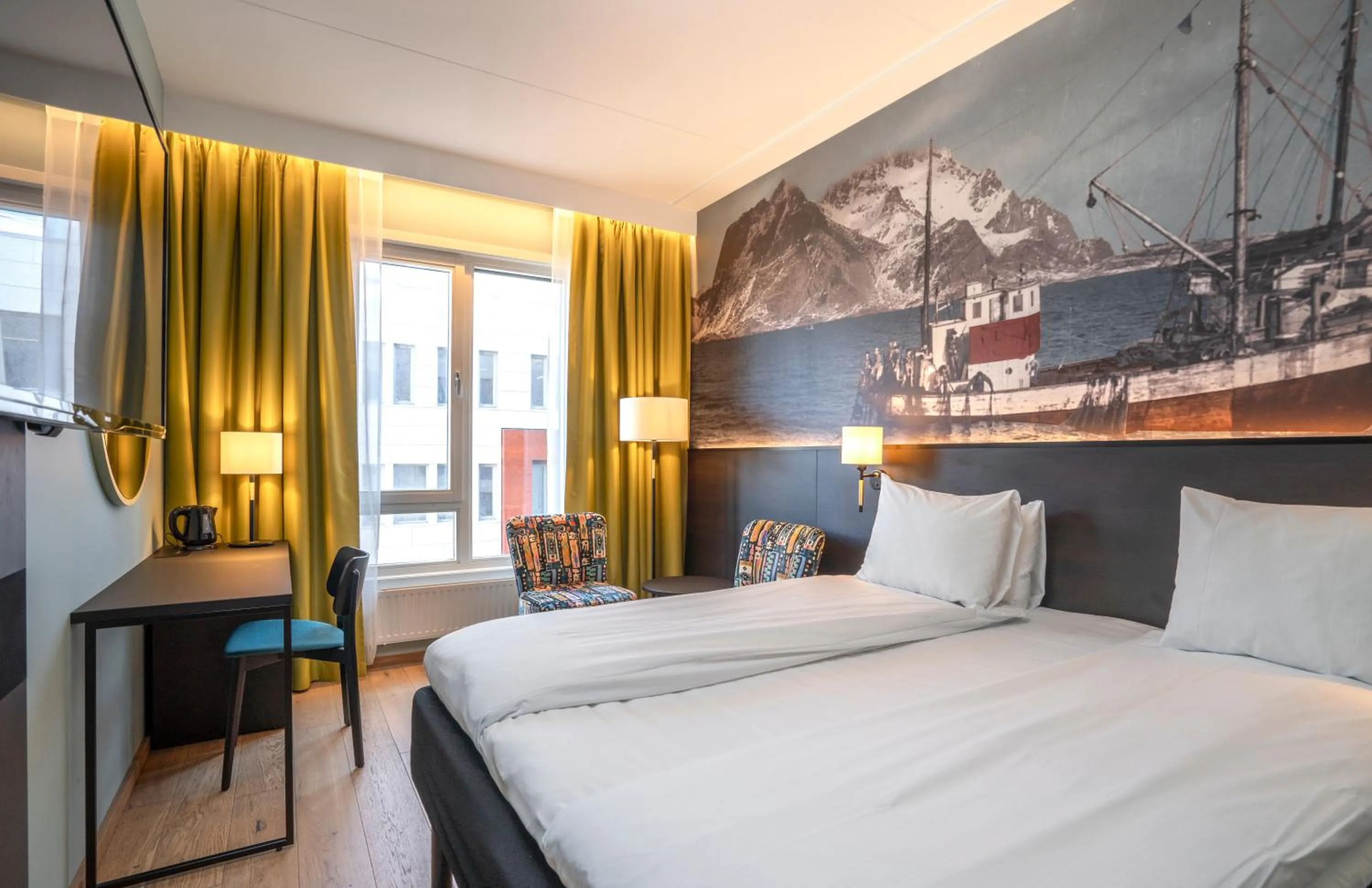 Bed in Thon Hotel Nordlys