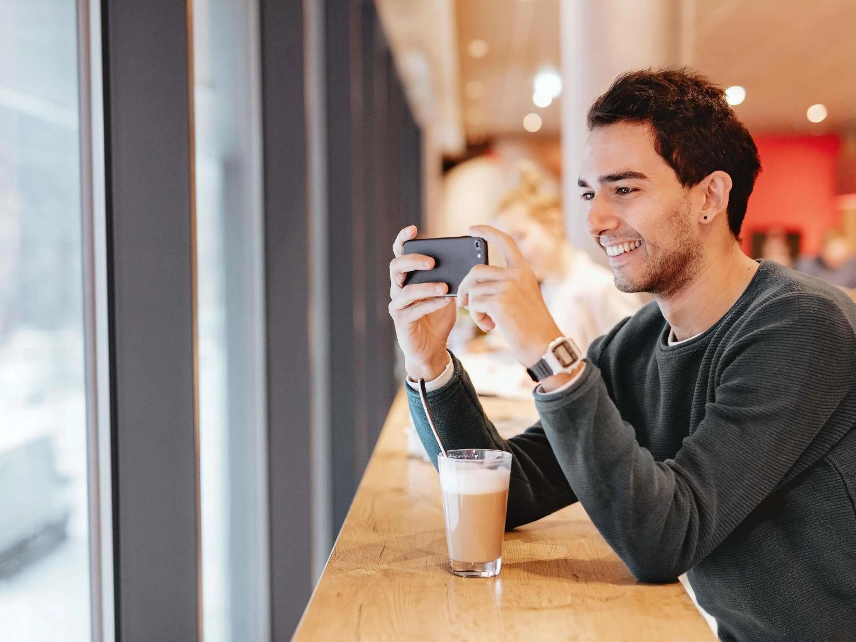 Lounge or bar in Hotel ibis Lisboa Saldanha