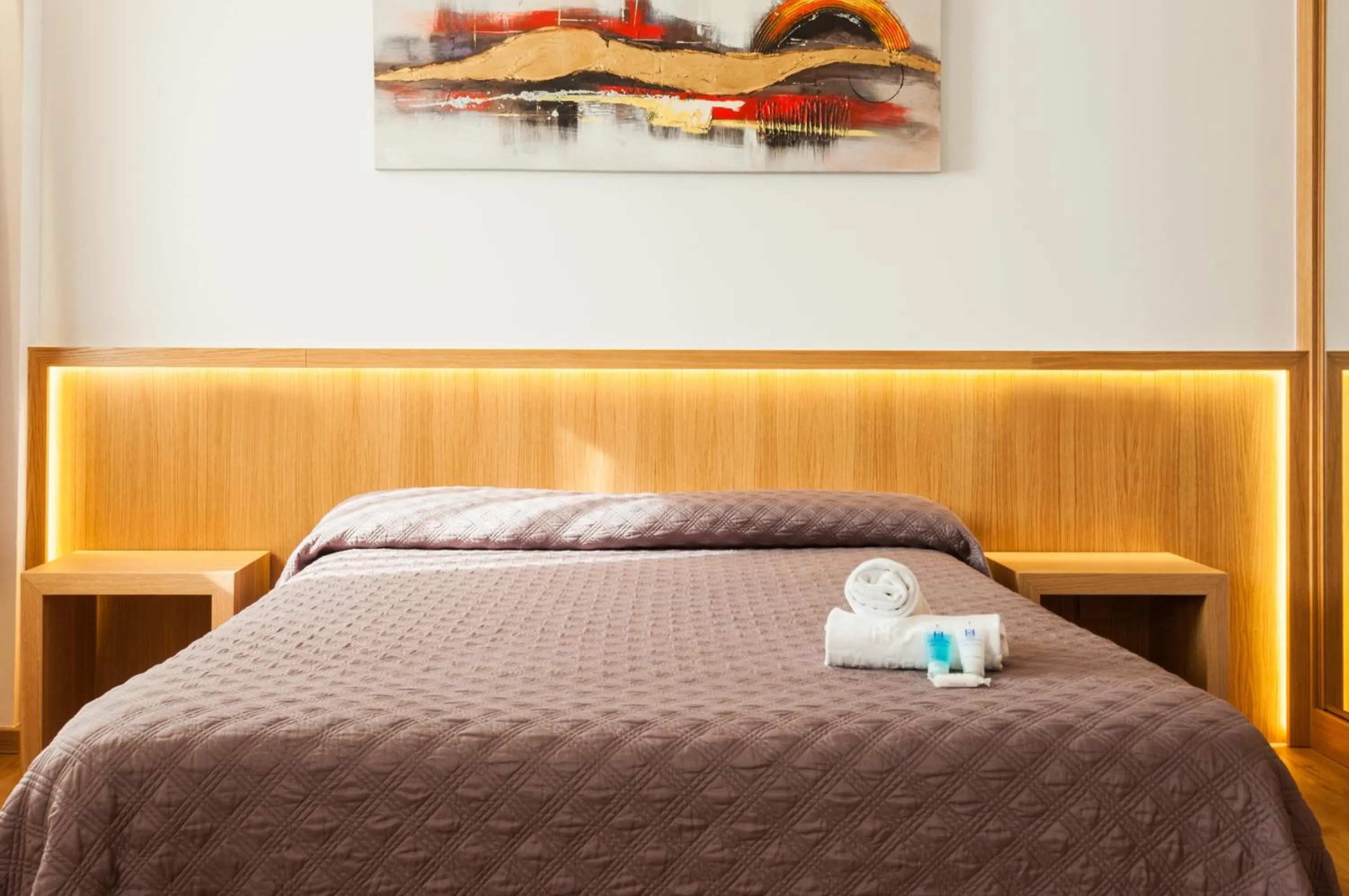 Bedroom, Bed in Hotel Ruta de Europa