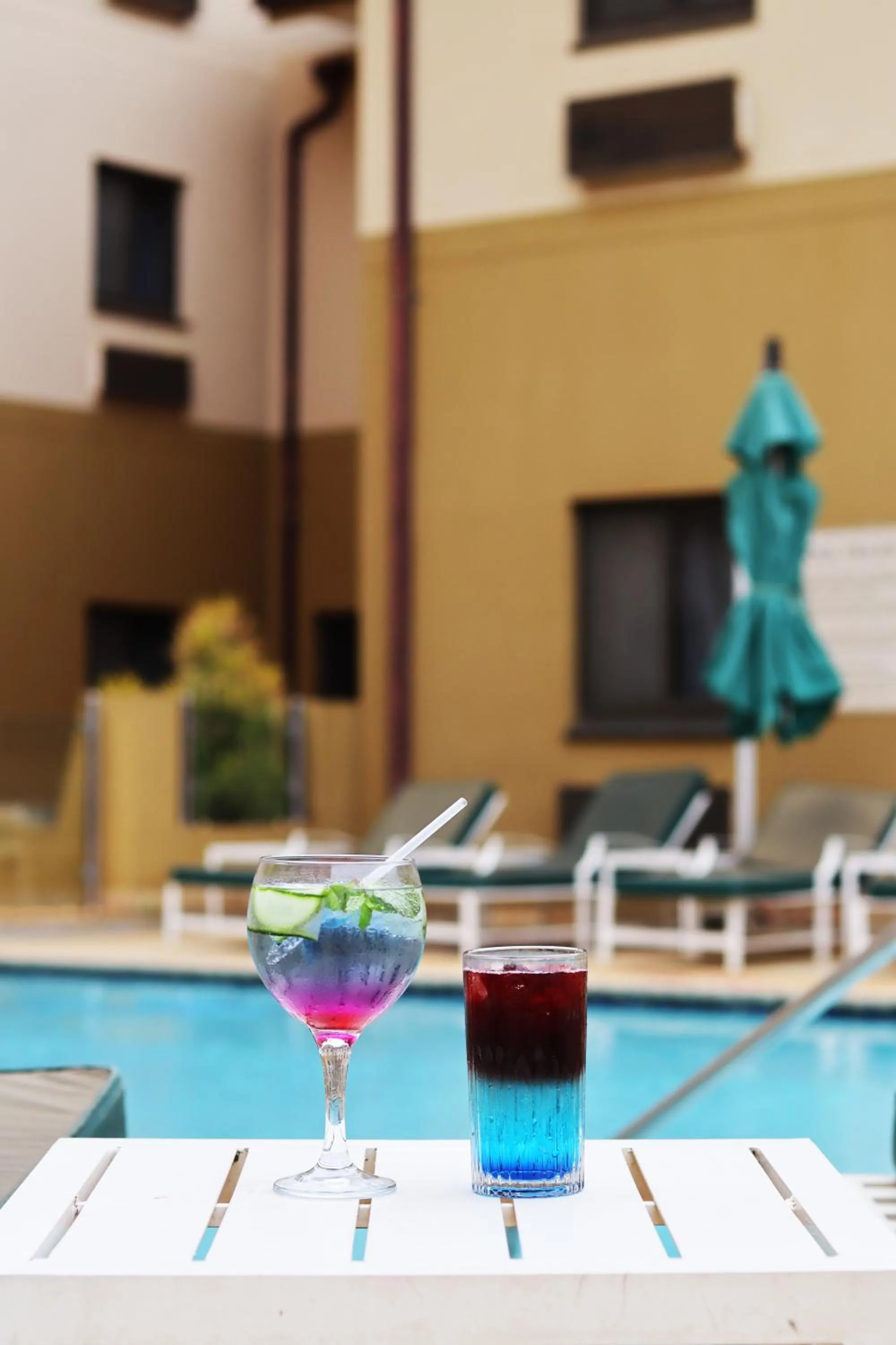 Pool view in Hampshire Hotel - Ballito