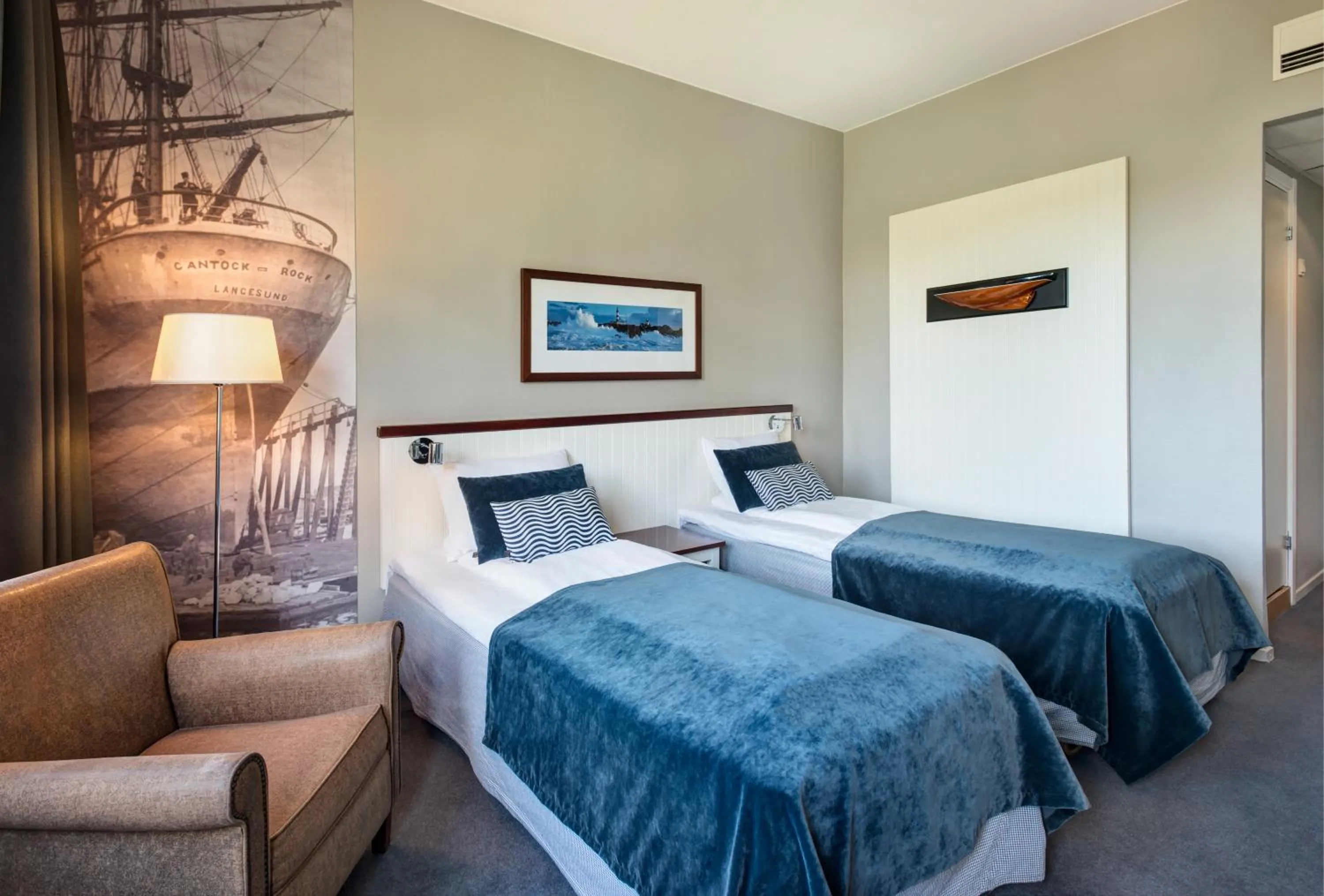 Bed in Quality Hotel Skjærgården