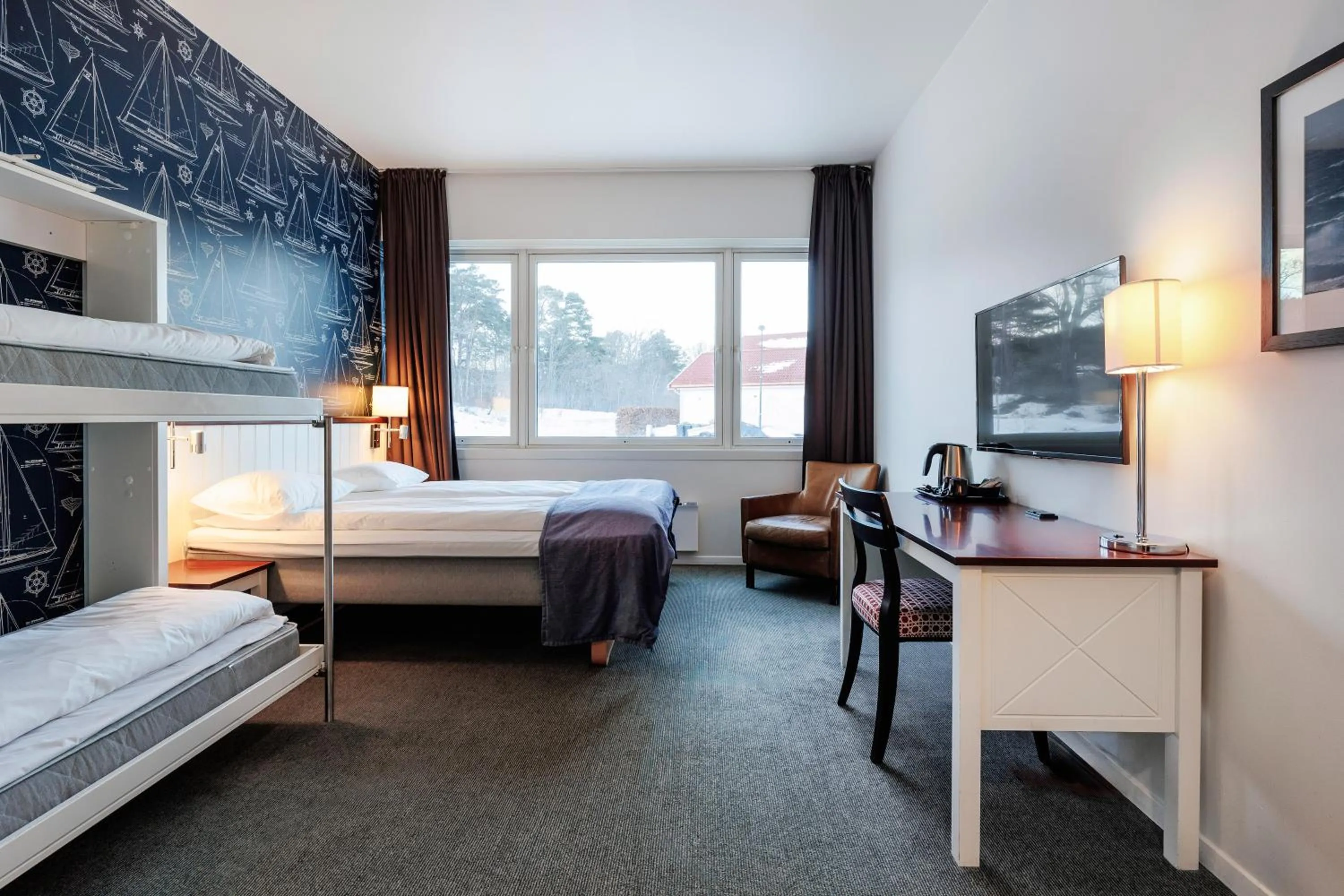 Bed in Quality Hotel Skjærgården