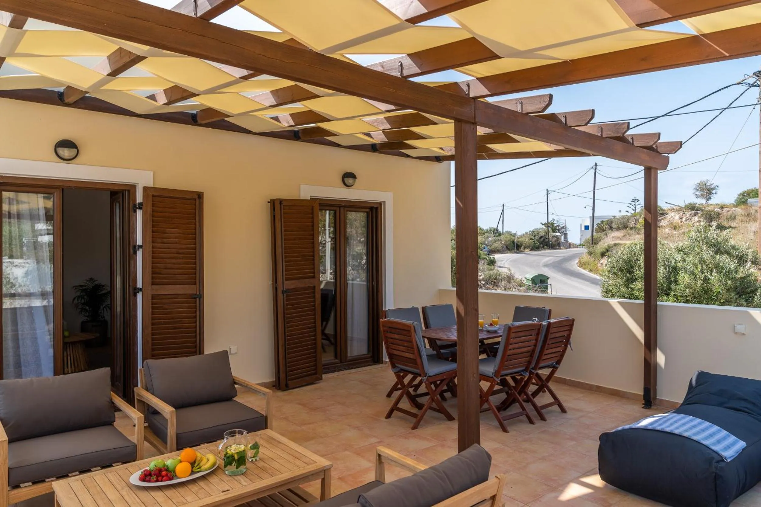 Balcony/Terrace in Syra Suites