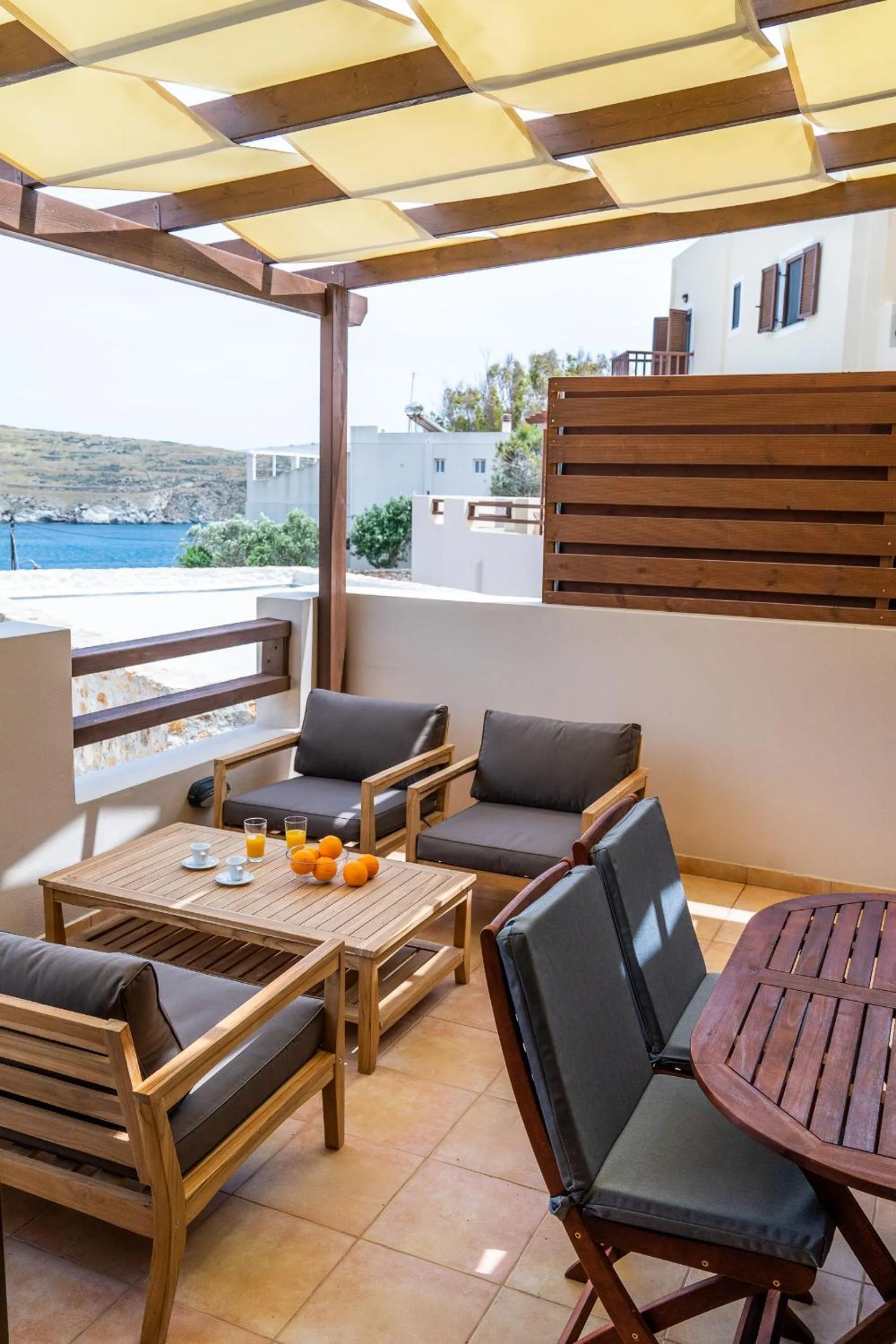 Balcony/Terrace in Syra Suites