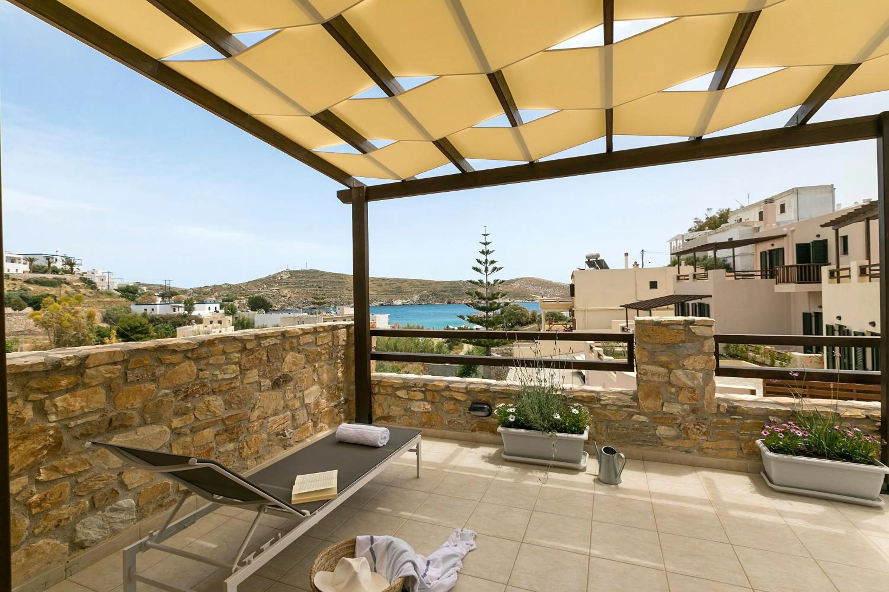 Balcony/Terrace in Syra Suites