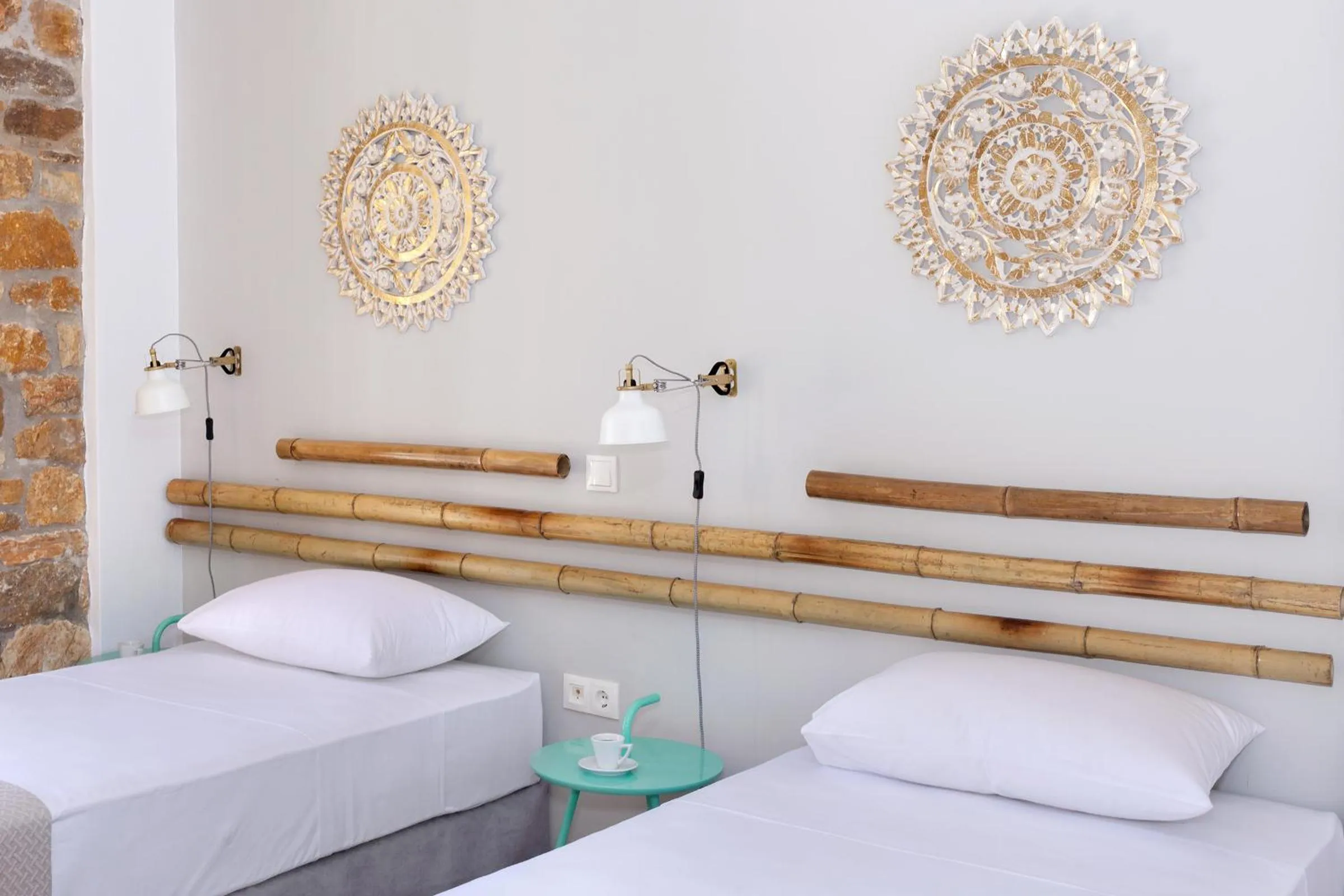 Bedroom, Bed in Syra Suites