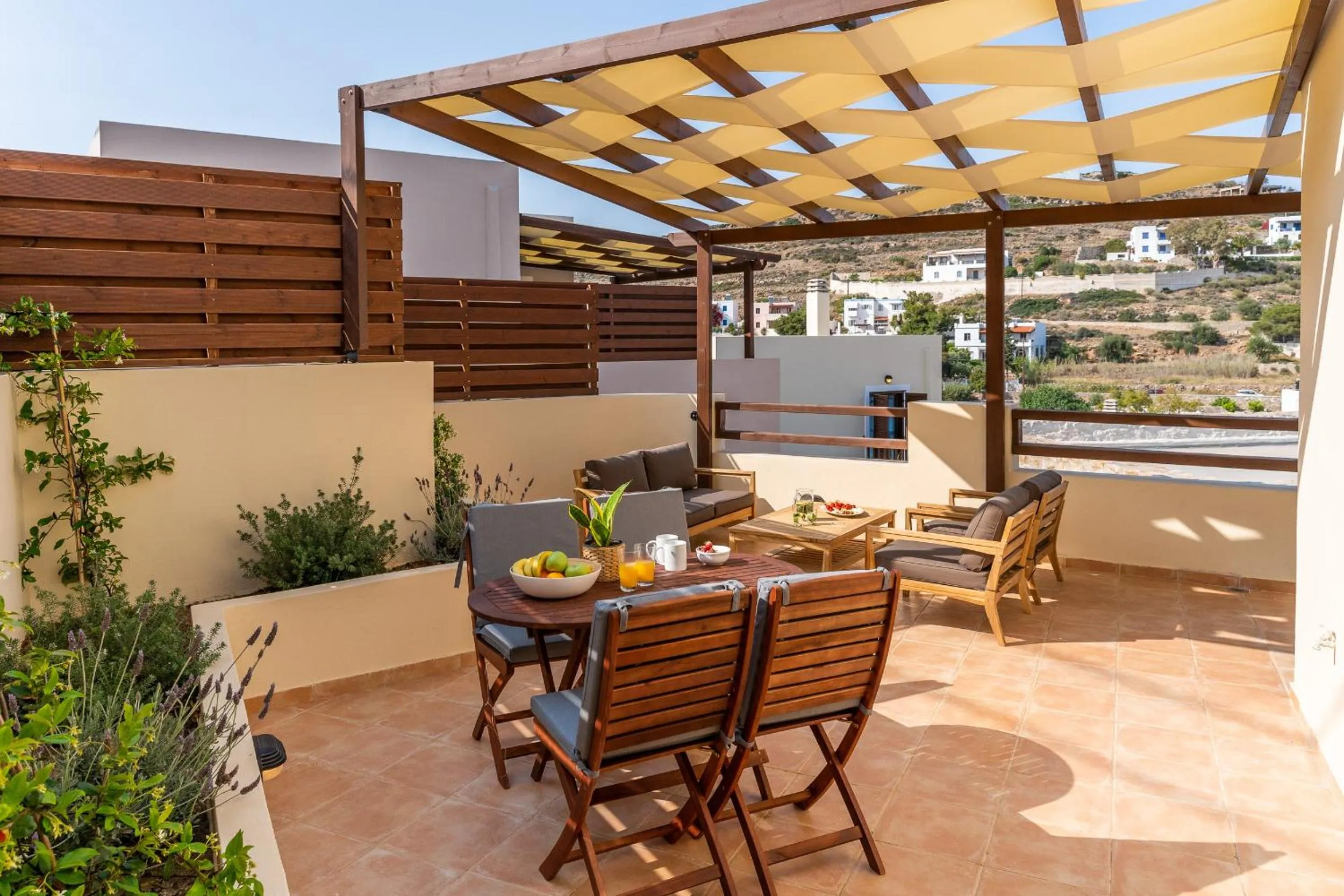 Balcony/Terrace in Syra Suites