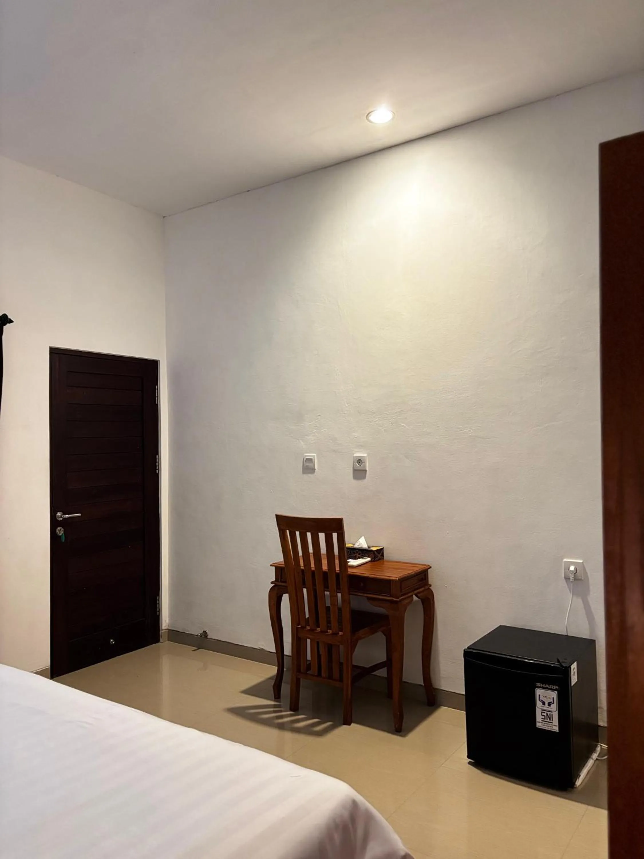 Decorative detail, Bed in Willy Homestay