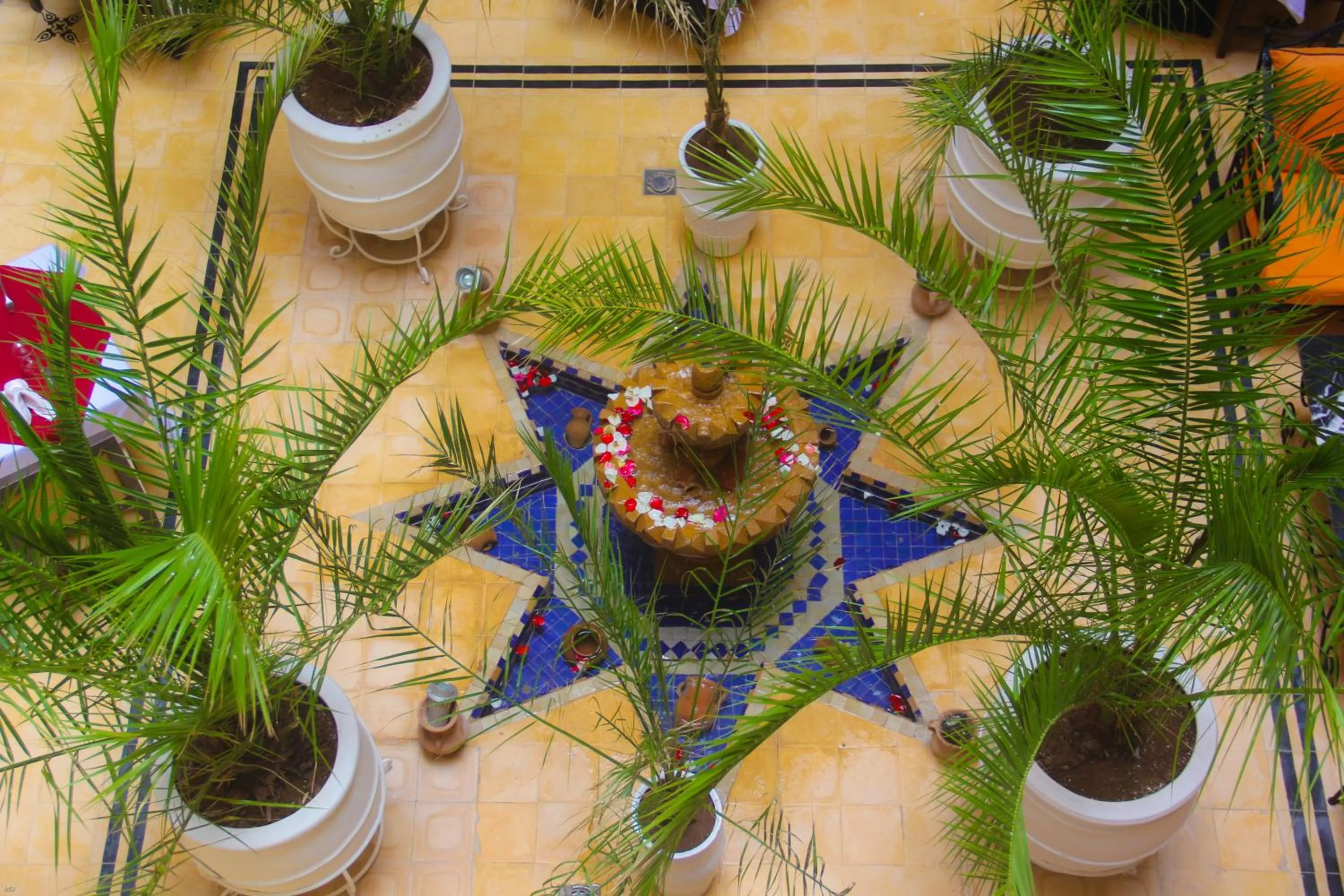 Garden view in Palais Des Remparts