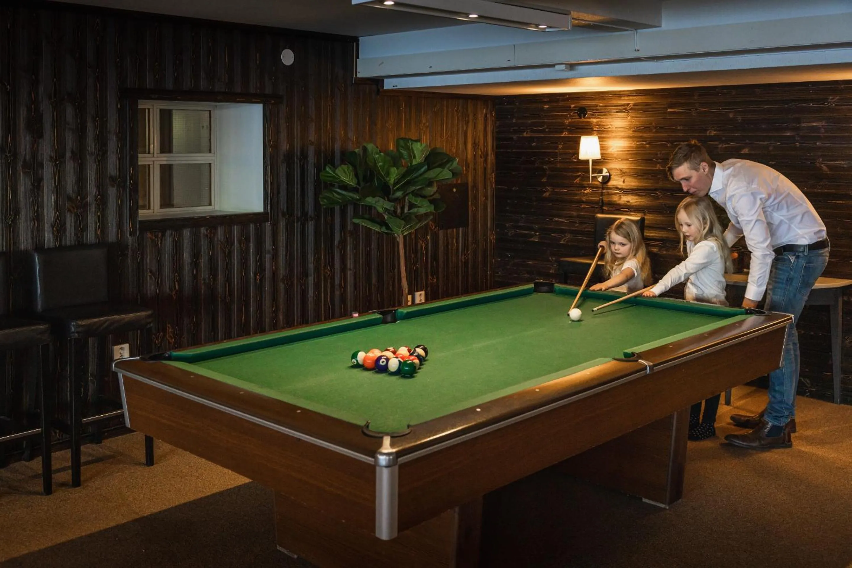 Billiard in Hotell Gyllene Hornet