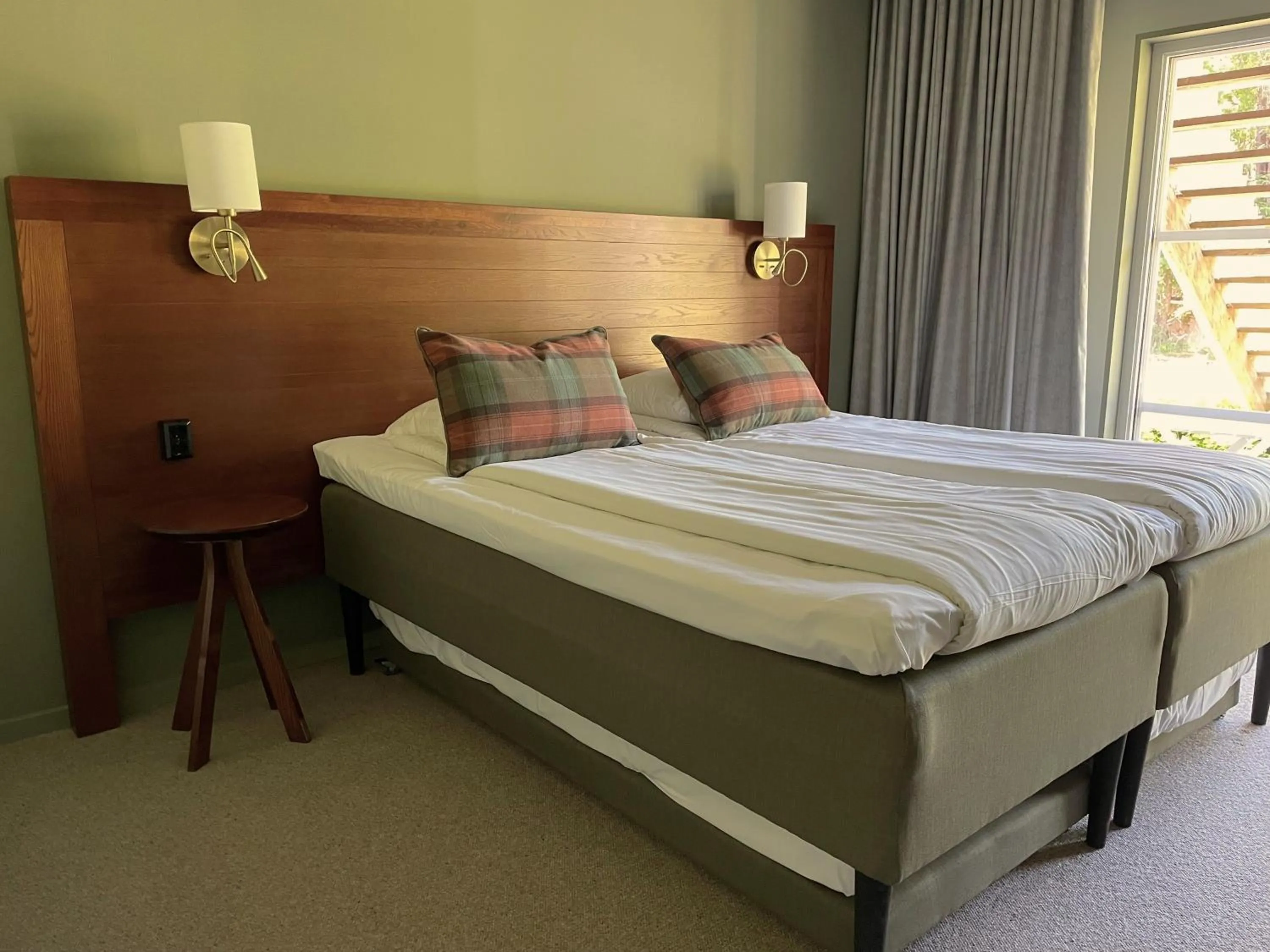 Bed in Hotell Gyllene Hornet