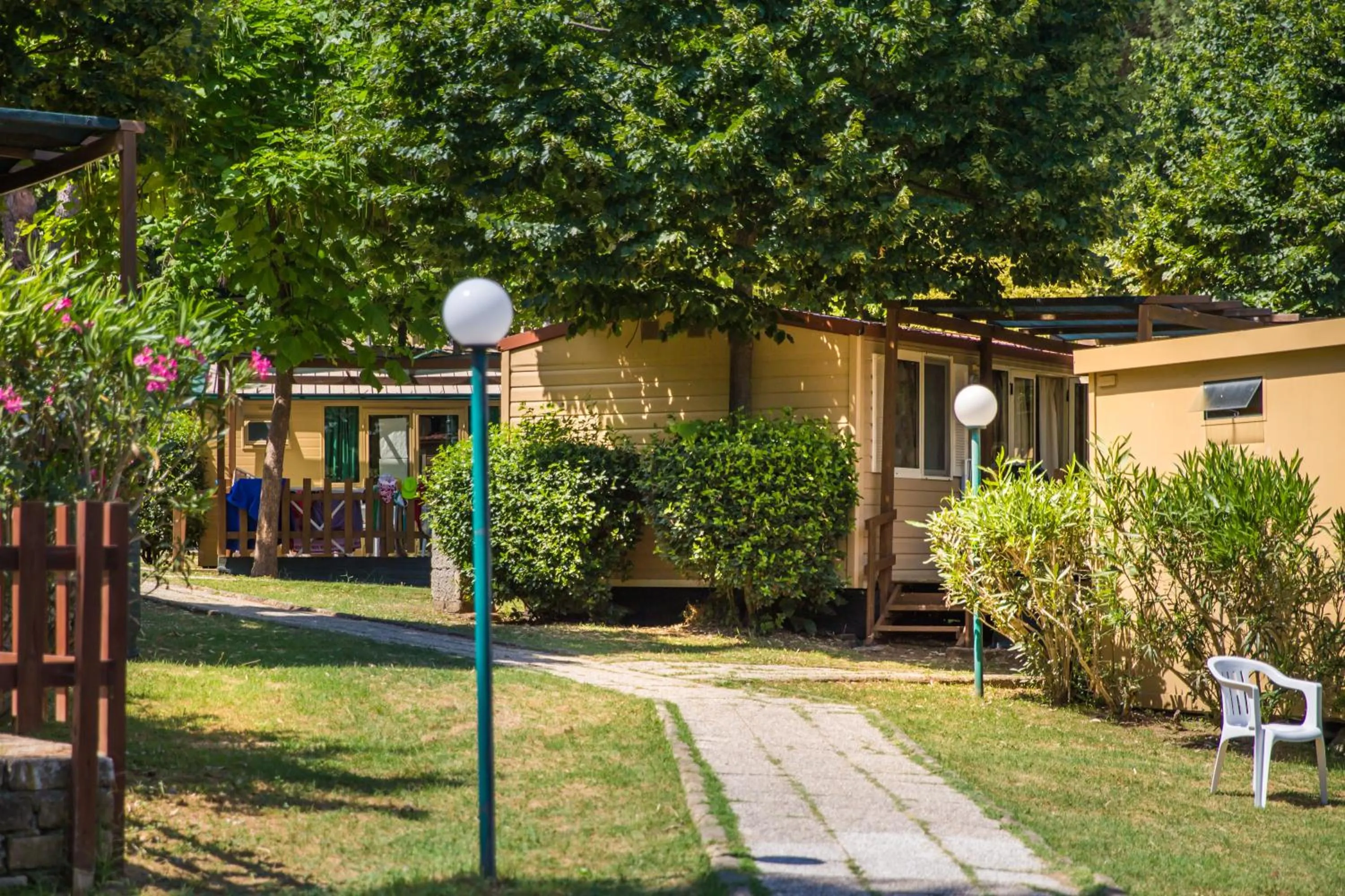 Garden view in hu I Pini village