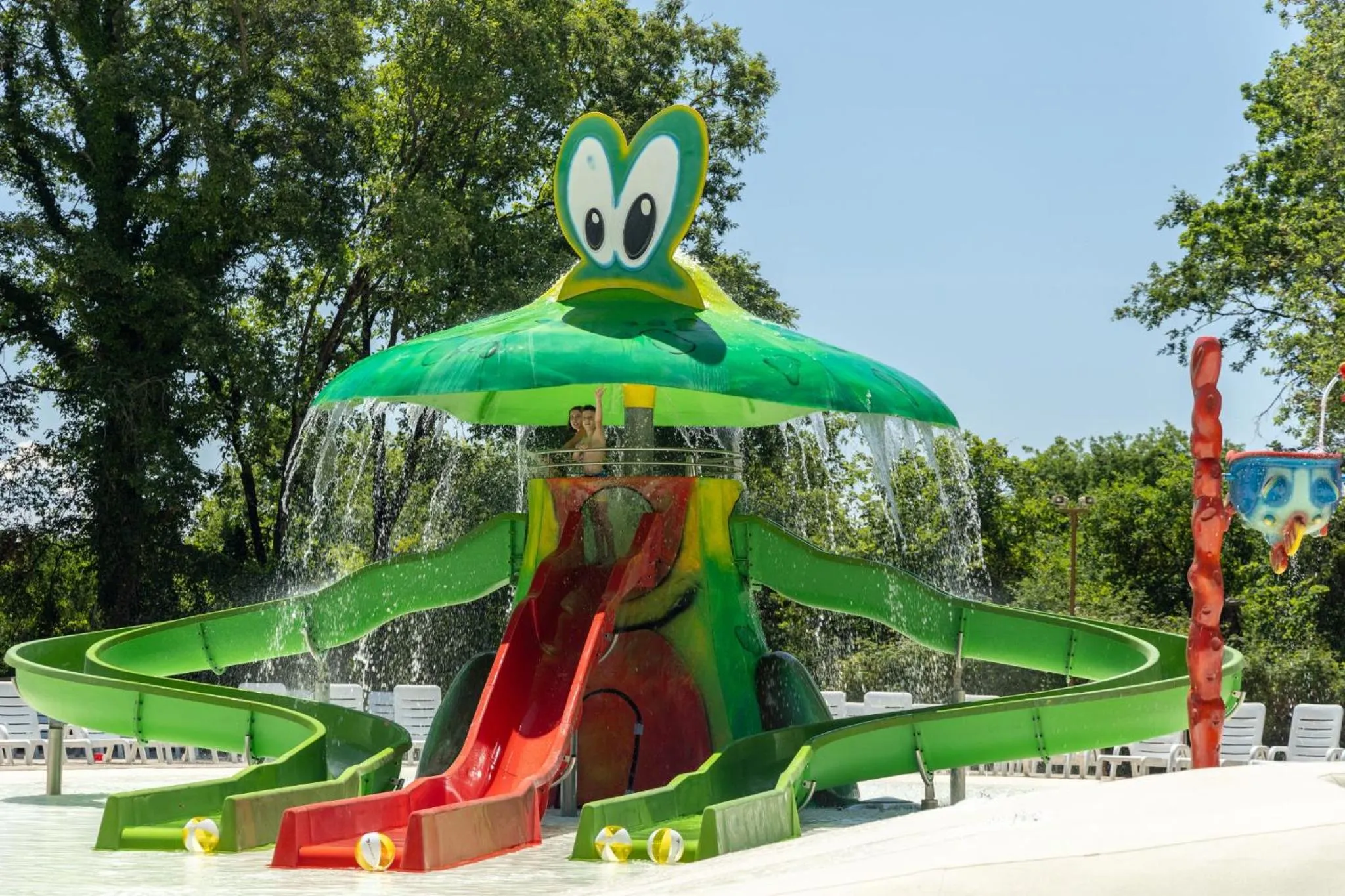 Aqua park in hu I Pini village
