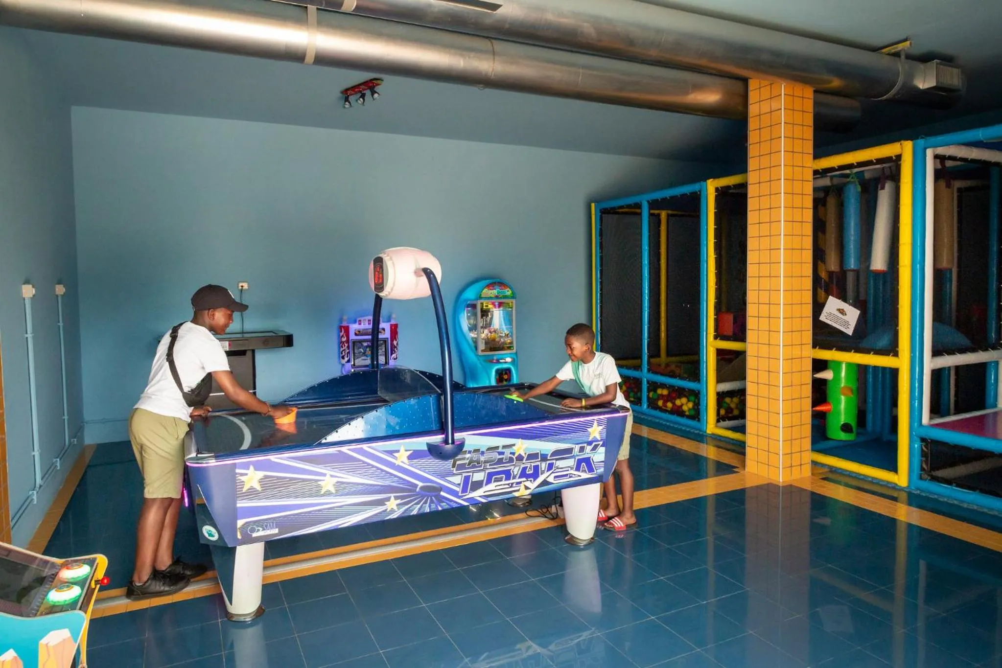 Children play ground in hu I Pini village