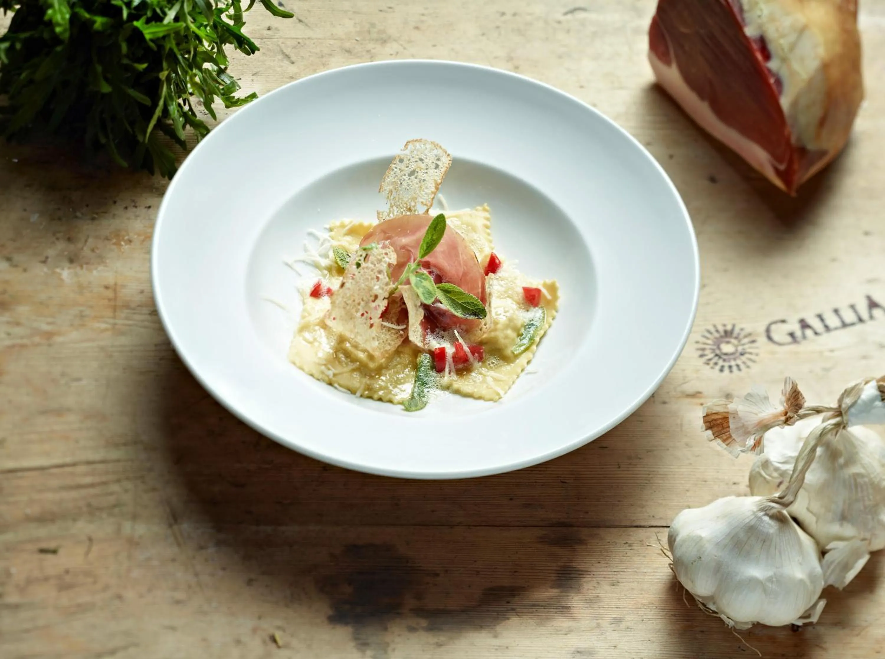 Food in Hotel Gallia