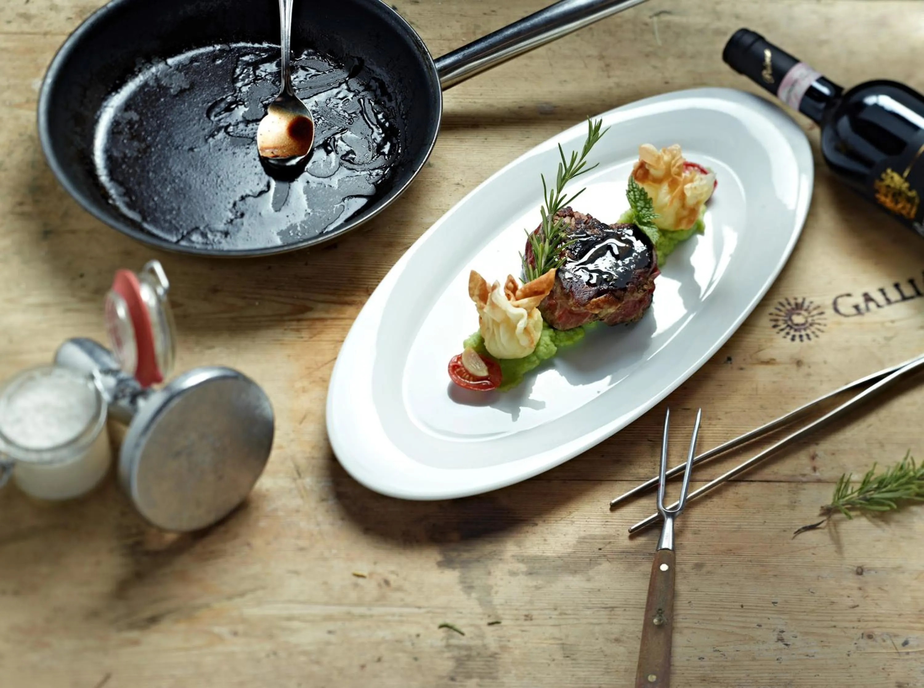 Food close-up in Hotel Gallia