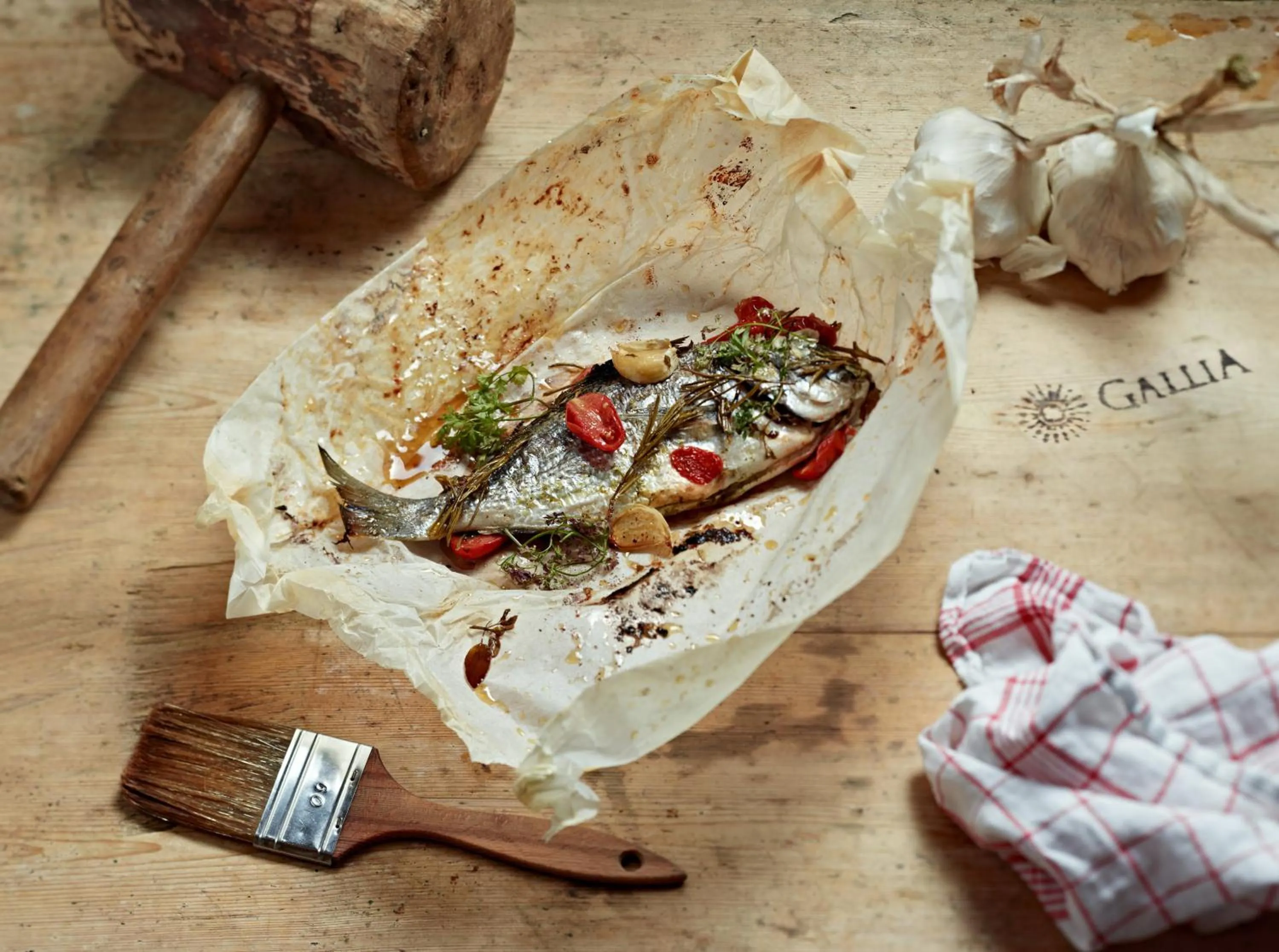 Food close-up in Hotel Gallia