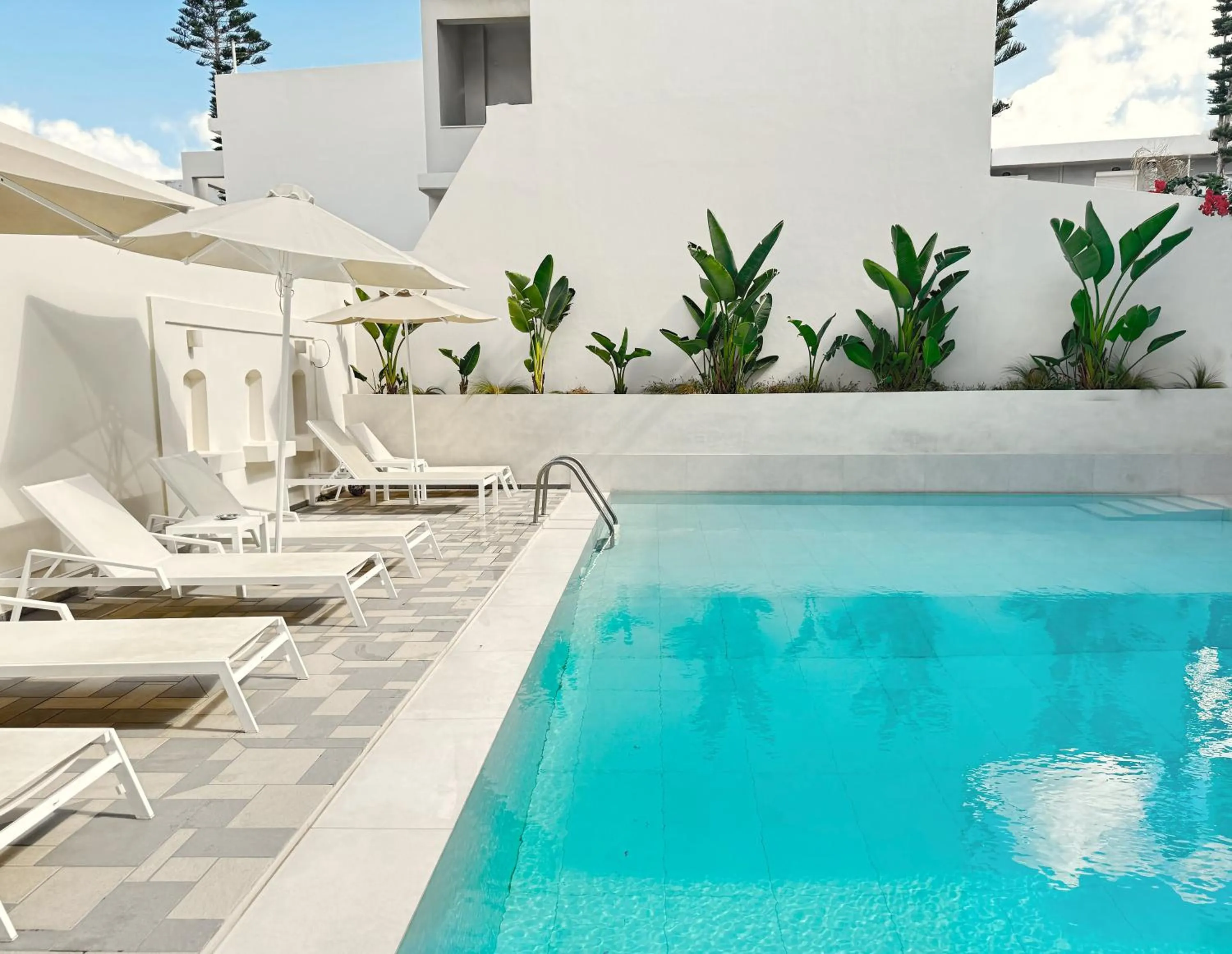 Pool view in Melitti Hotel