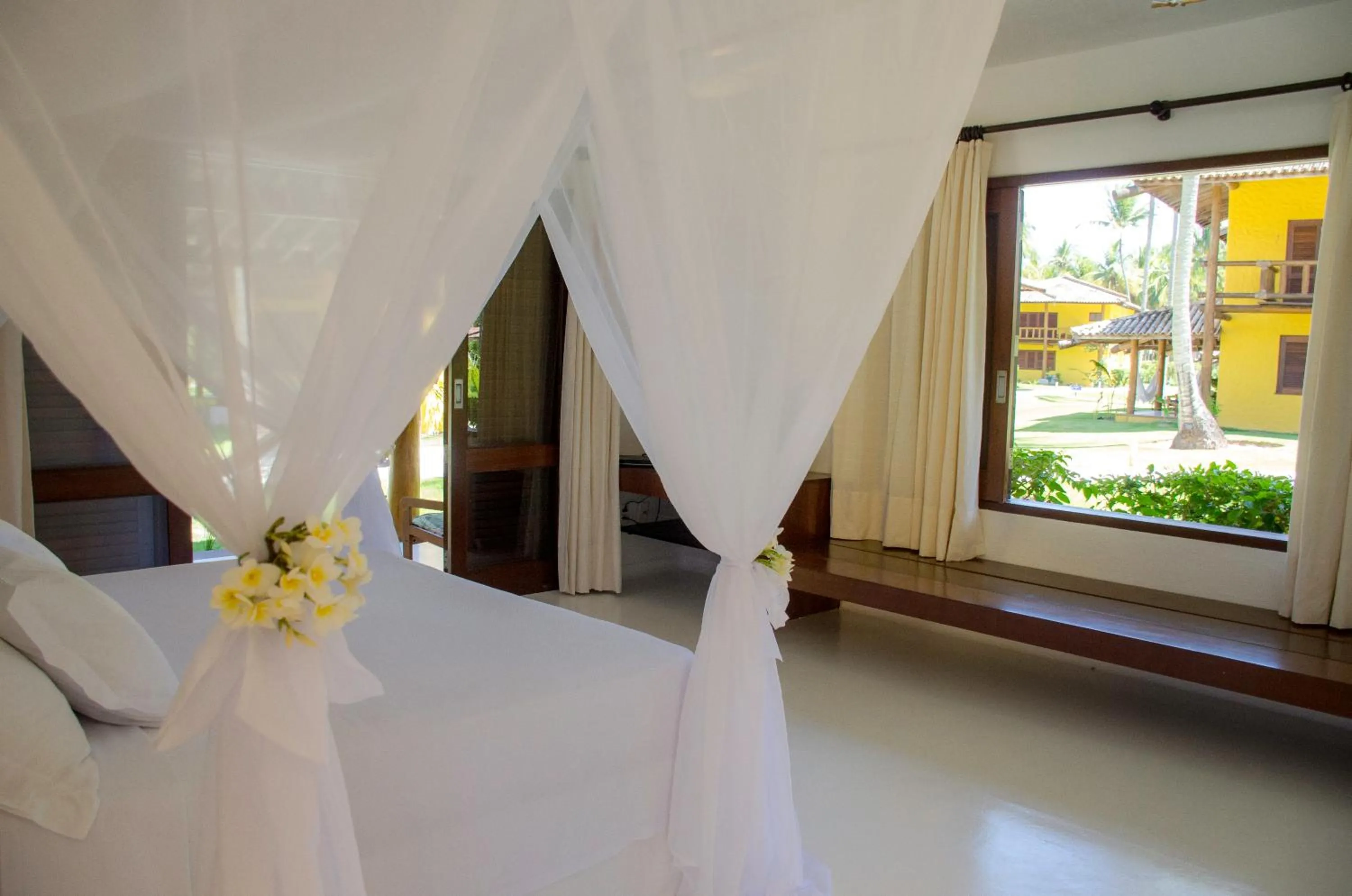 Bed in Villa dos Corais