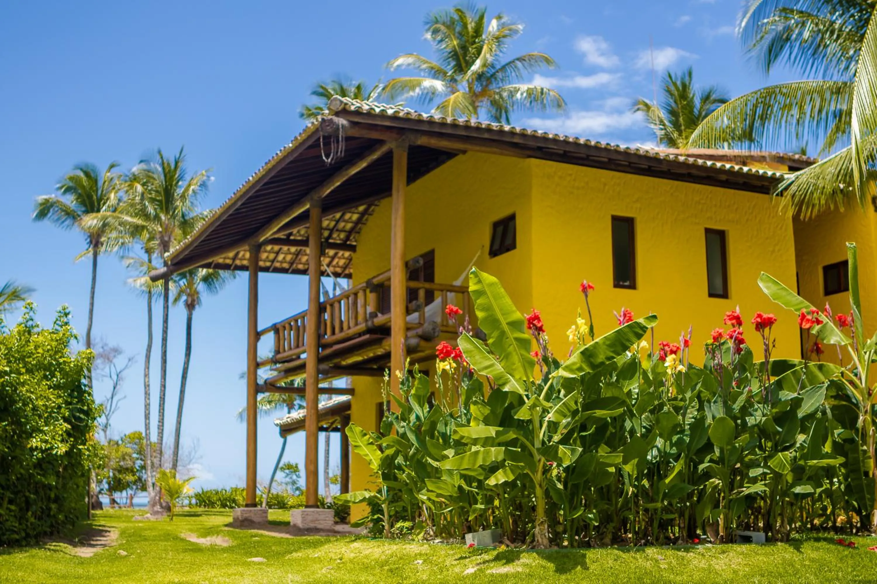 Garden view in Villa dos Corais