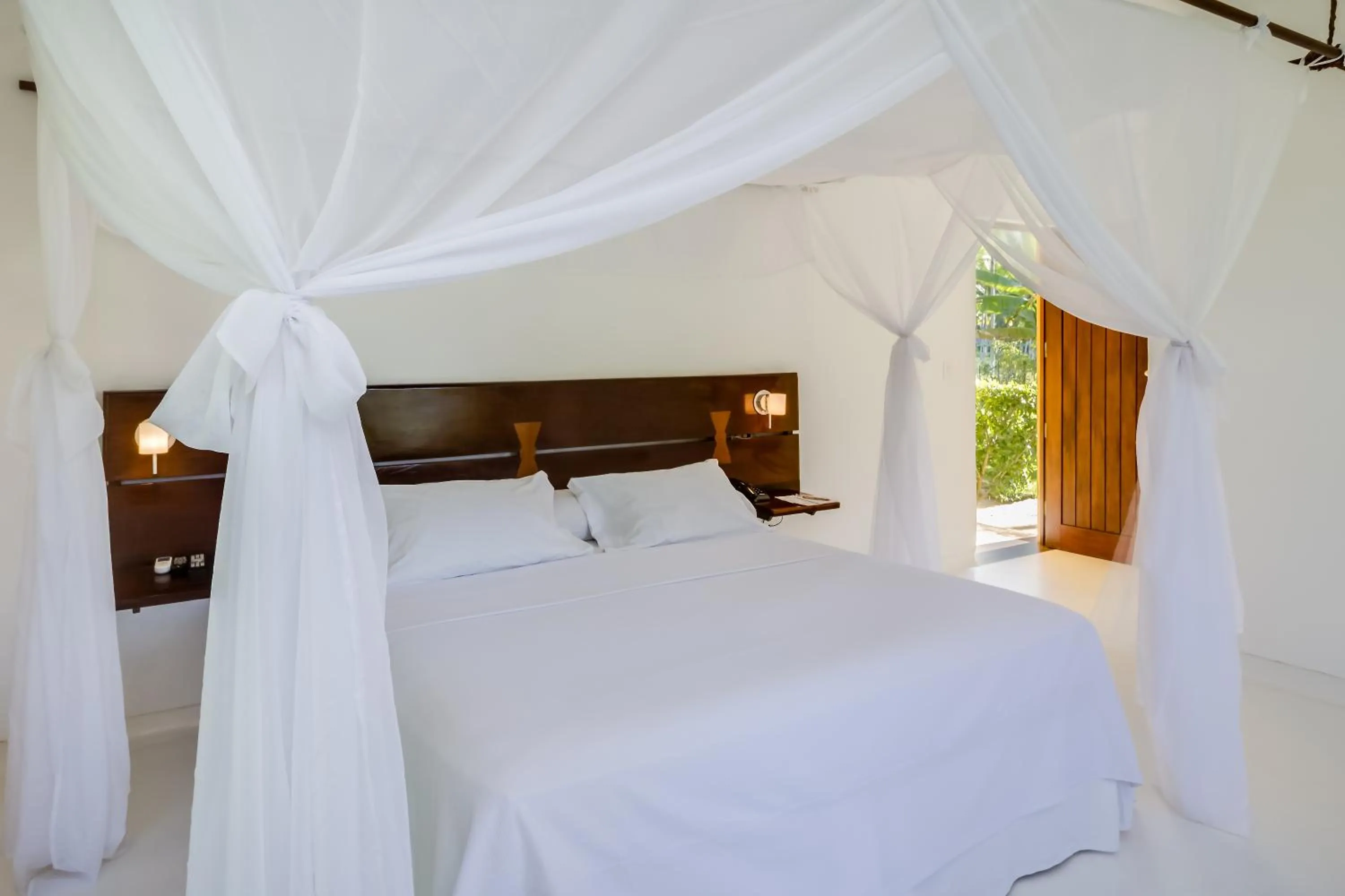 Bed in Villa dos Corais