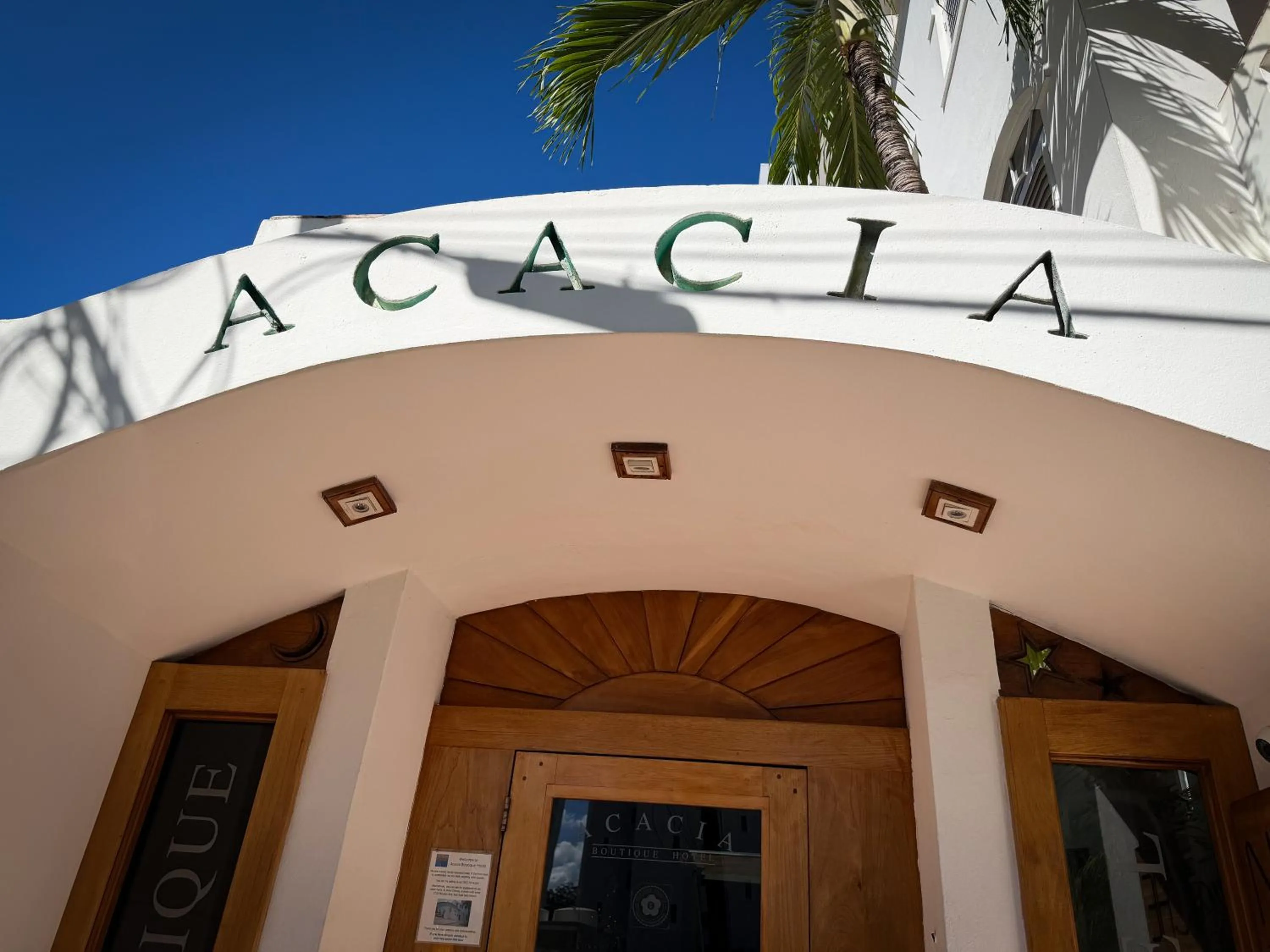 Facade/entrance in Acacia Boutique Hotel