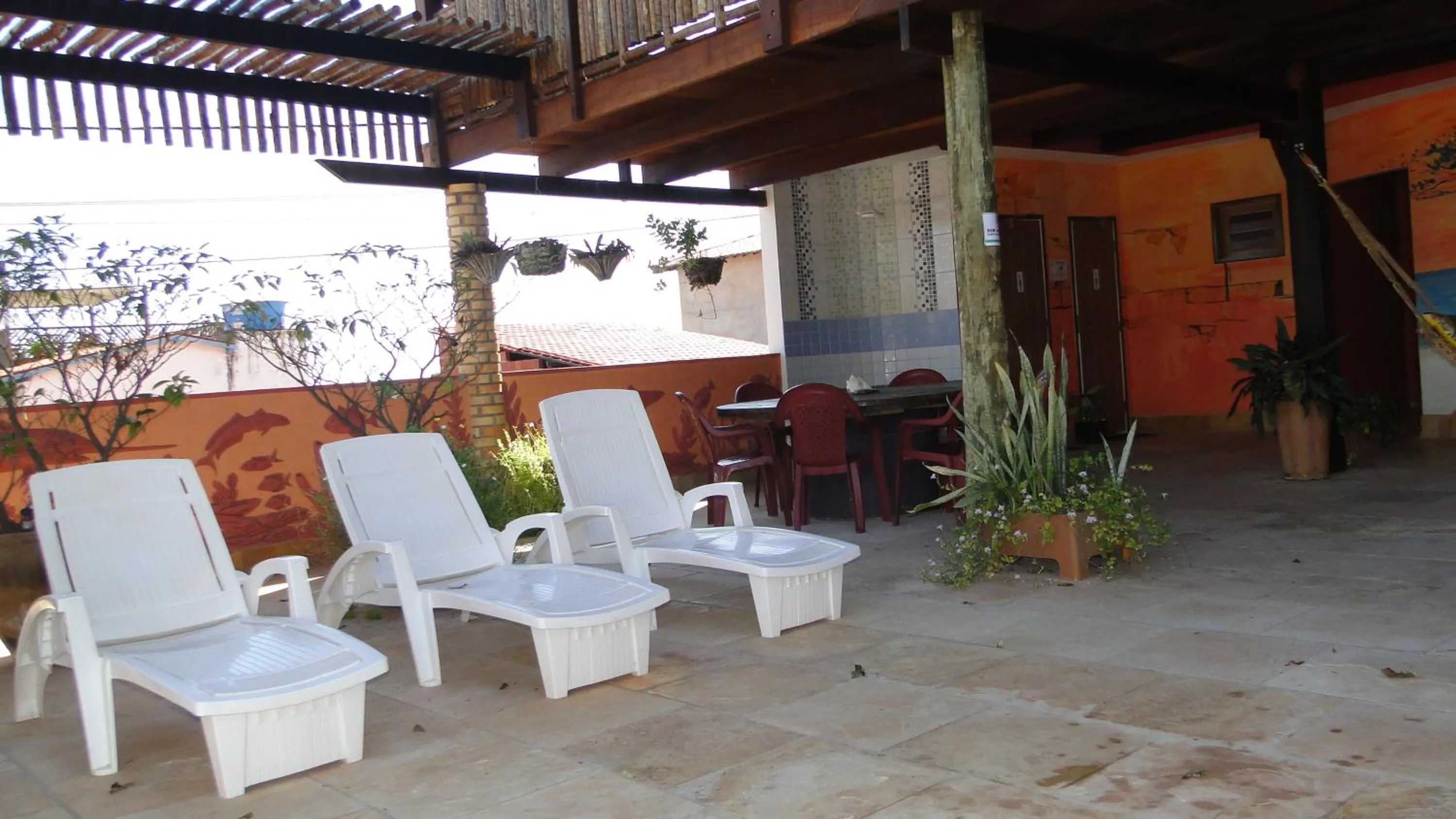 Swimming pool in Hotel Pousada Latitude